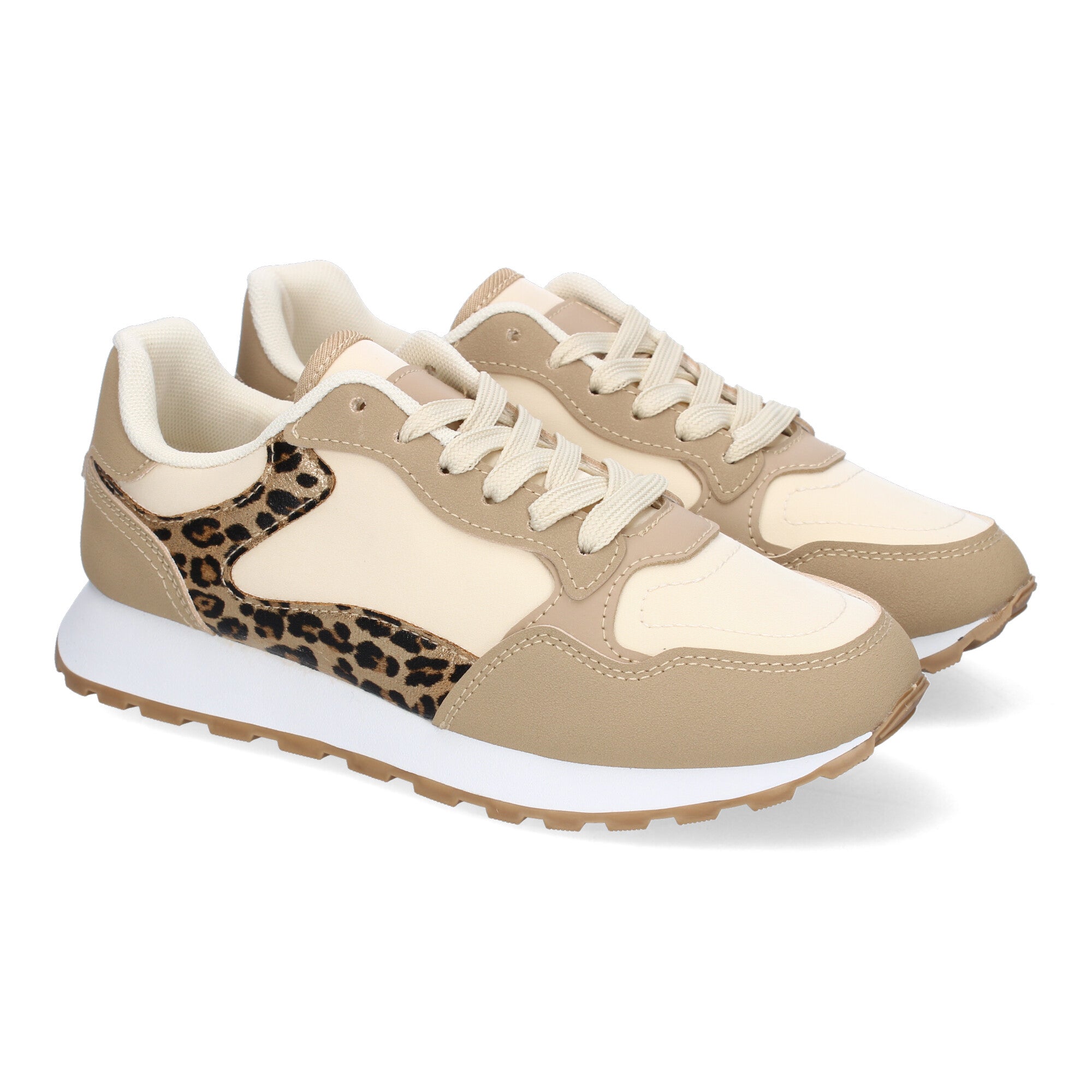 Zapatilla Deportiva Kaki  Casual de Mujer