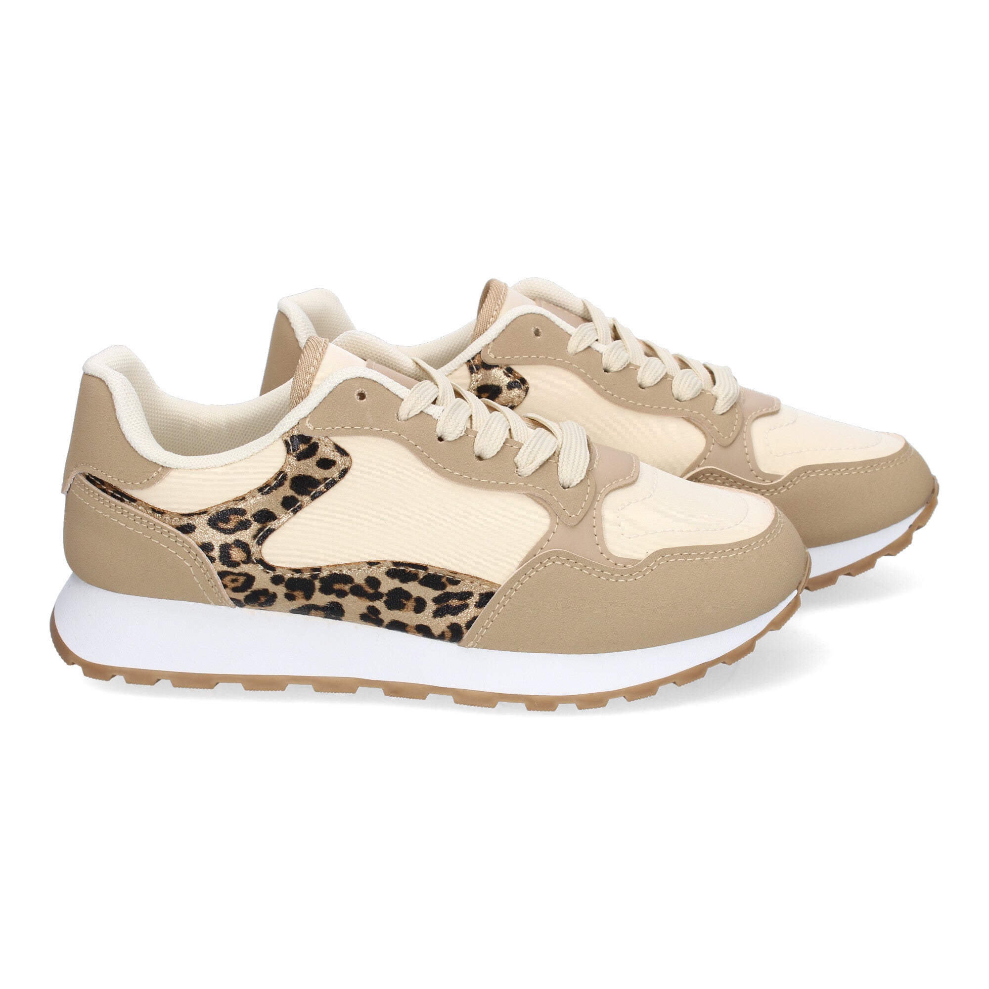 Zapatilla Deportiva Kaki  Casual de Mujer