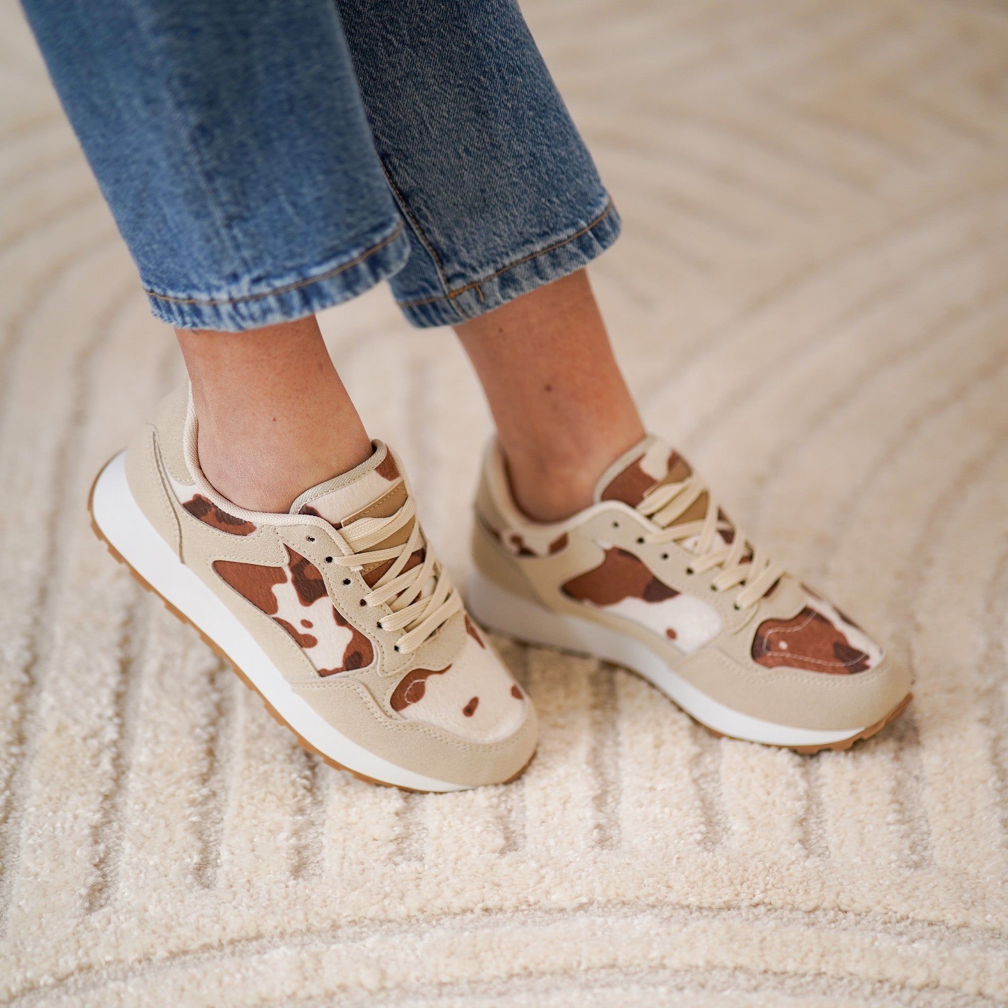 Zapatilla Deportiva Marrón Casual de Mujer