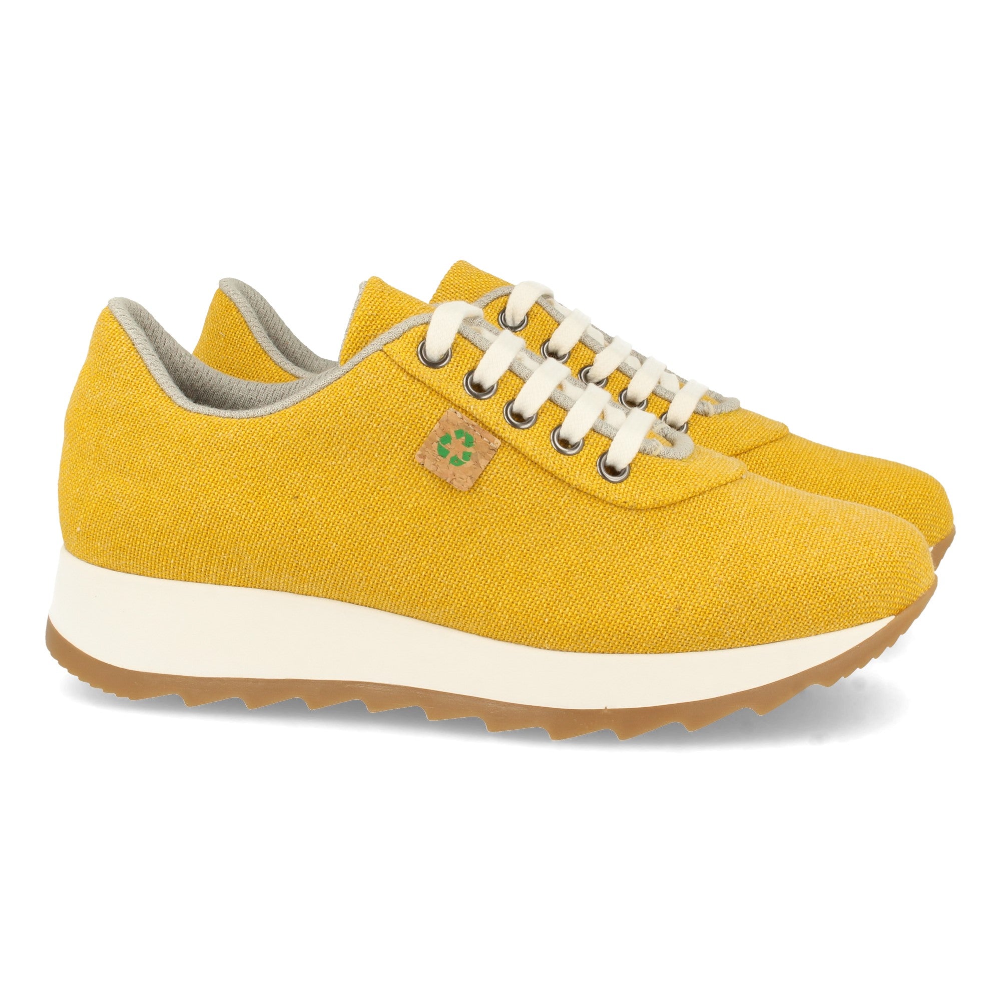Zapatillas ecológicas Amarillas  para Mujer