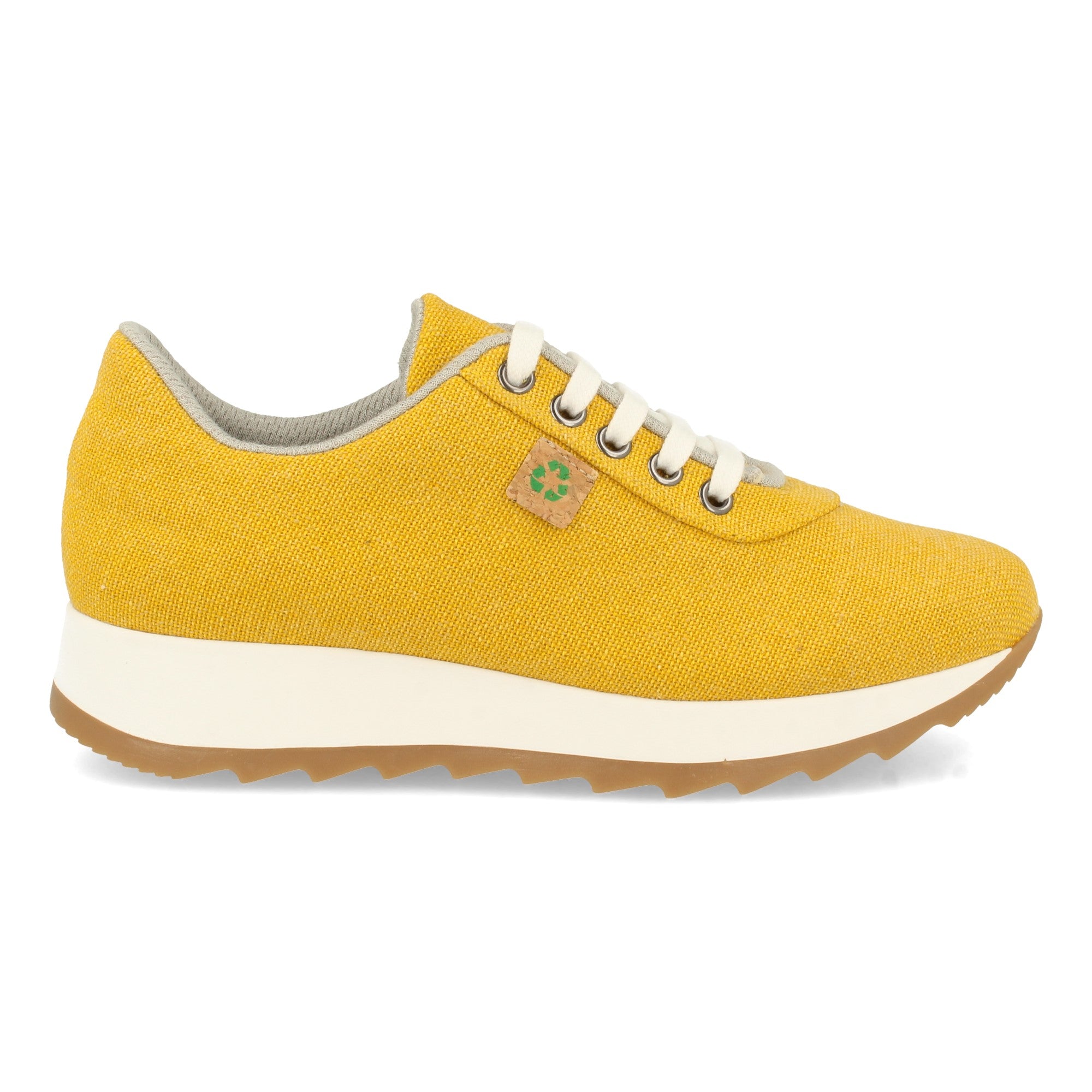 Zapatillas ecológicas Amarillas  para Mujer