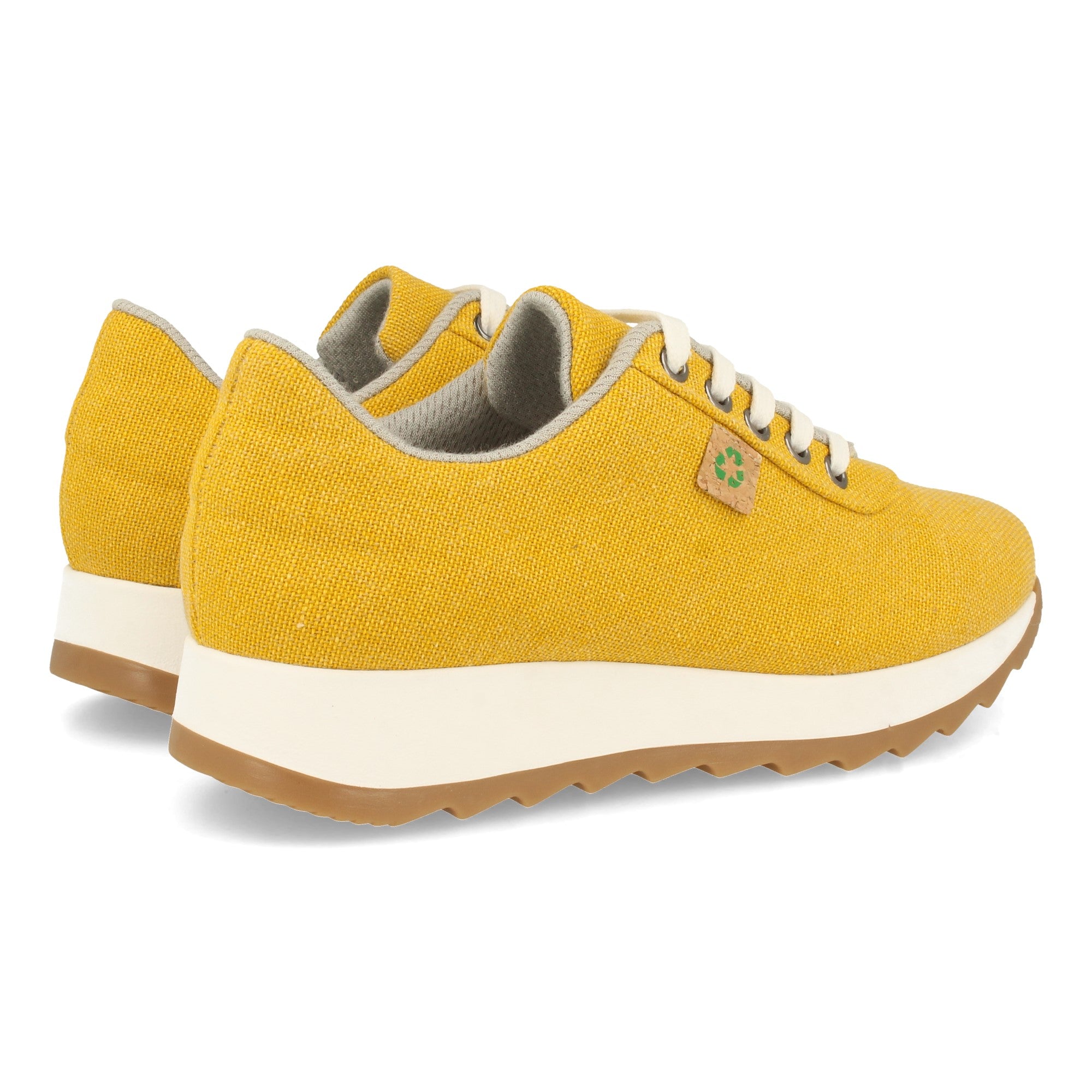 Zapatillas ecológicas Amarillas  para Mujer