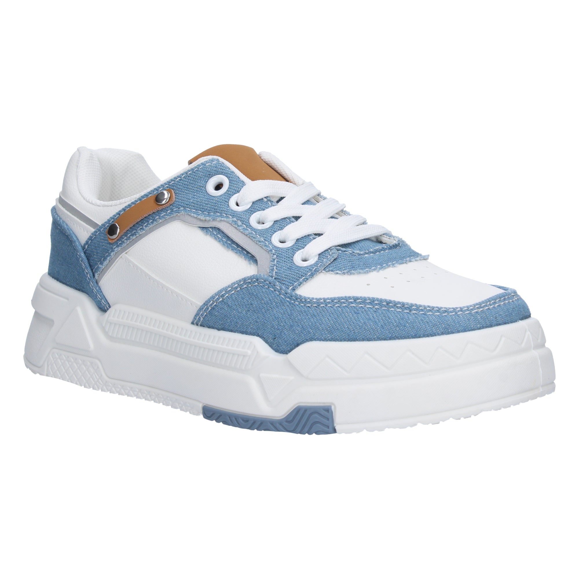 Zapatilla Plana Comoda Azul para Mujer