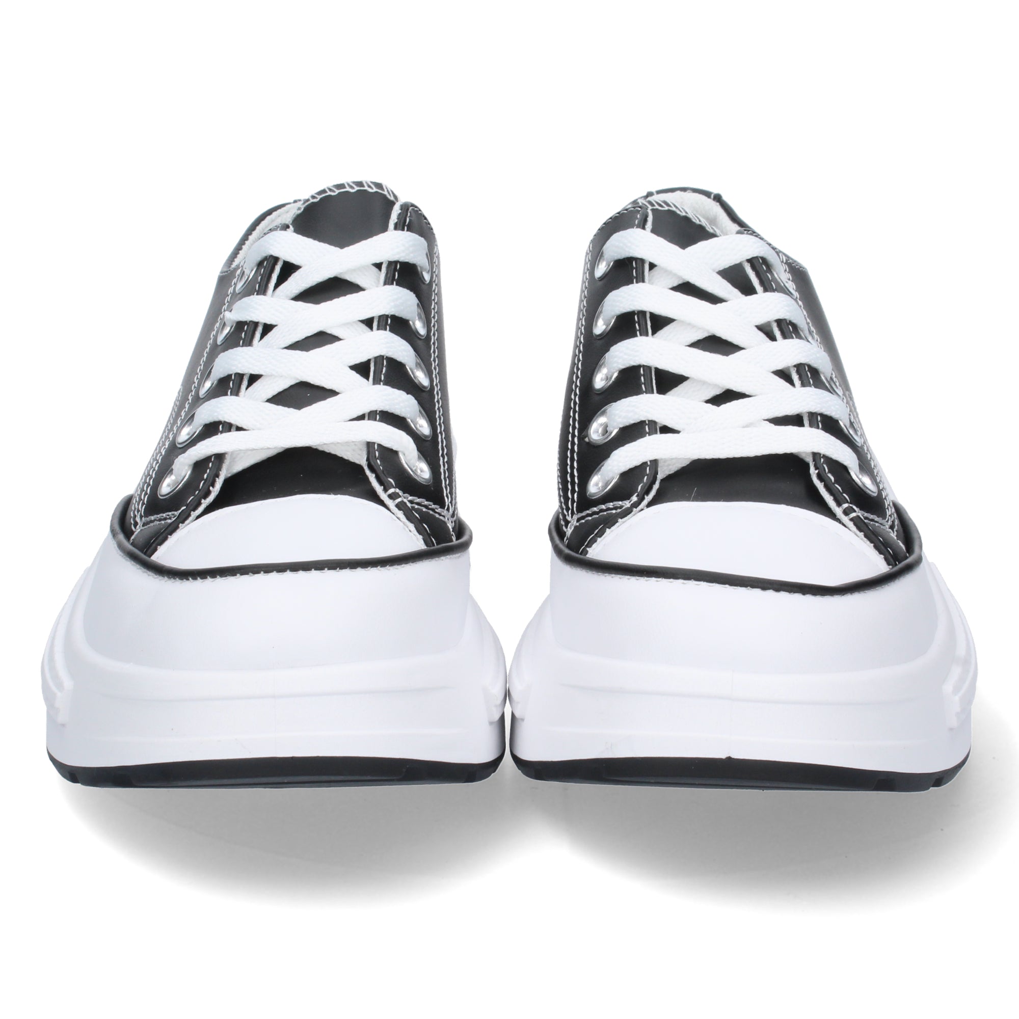 Zapatilla Negra con Plataforma Comoda Para Mujer