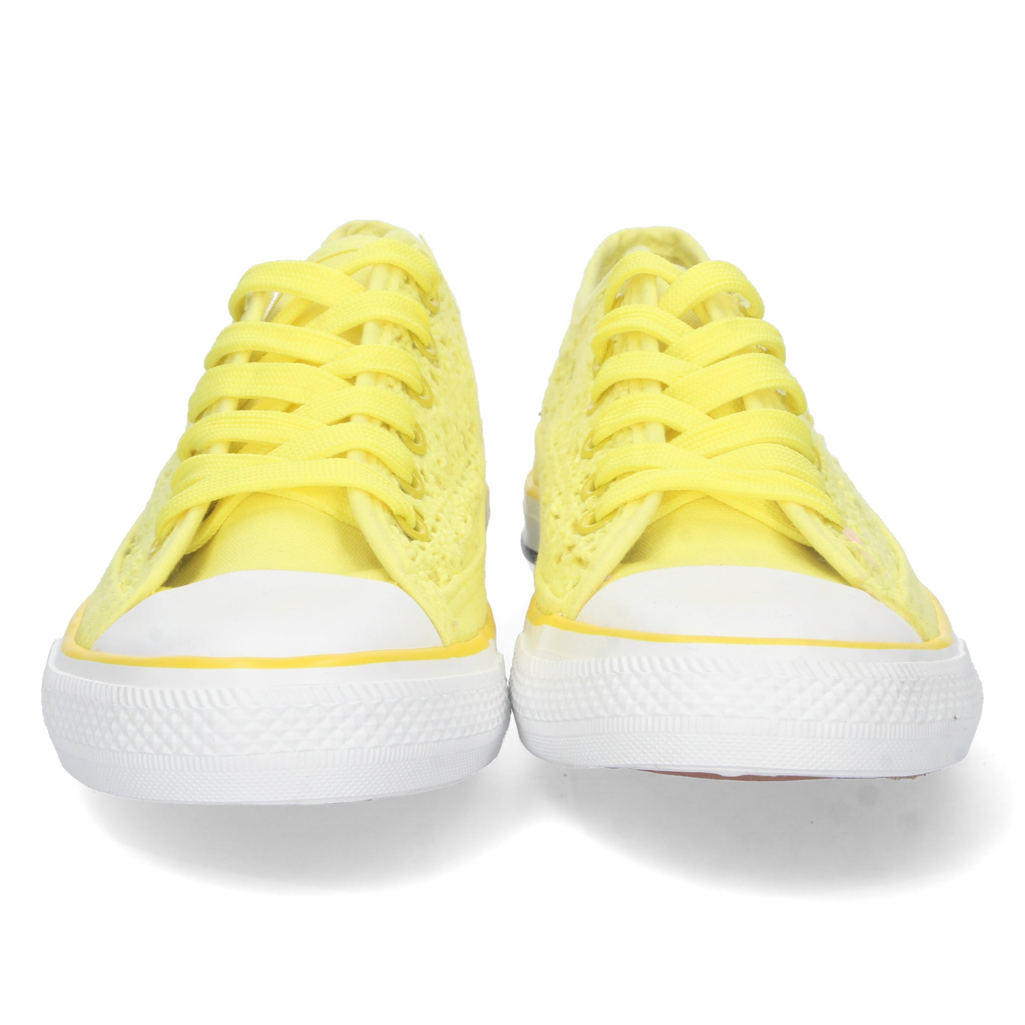 Zapatilla Bamba Plana Amarilla para Mujer