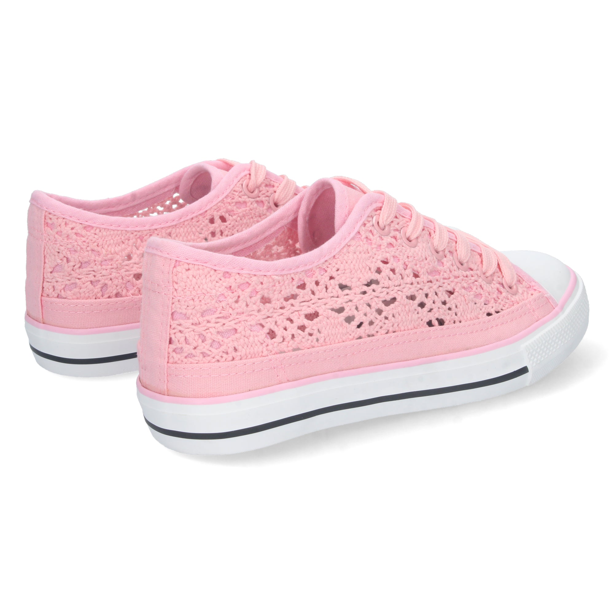 Zapatilla Bamba Plana Rosa para Mujer
