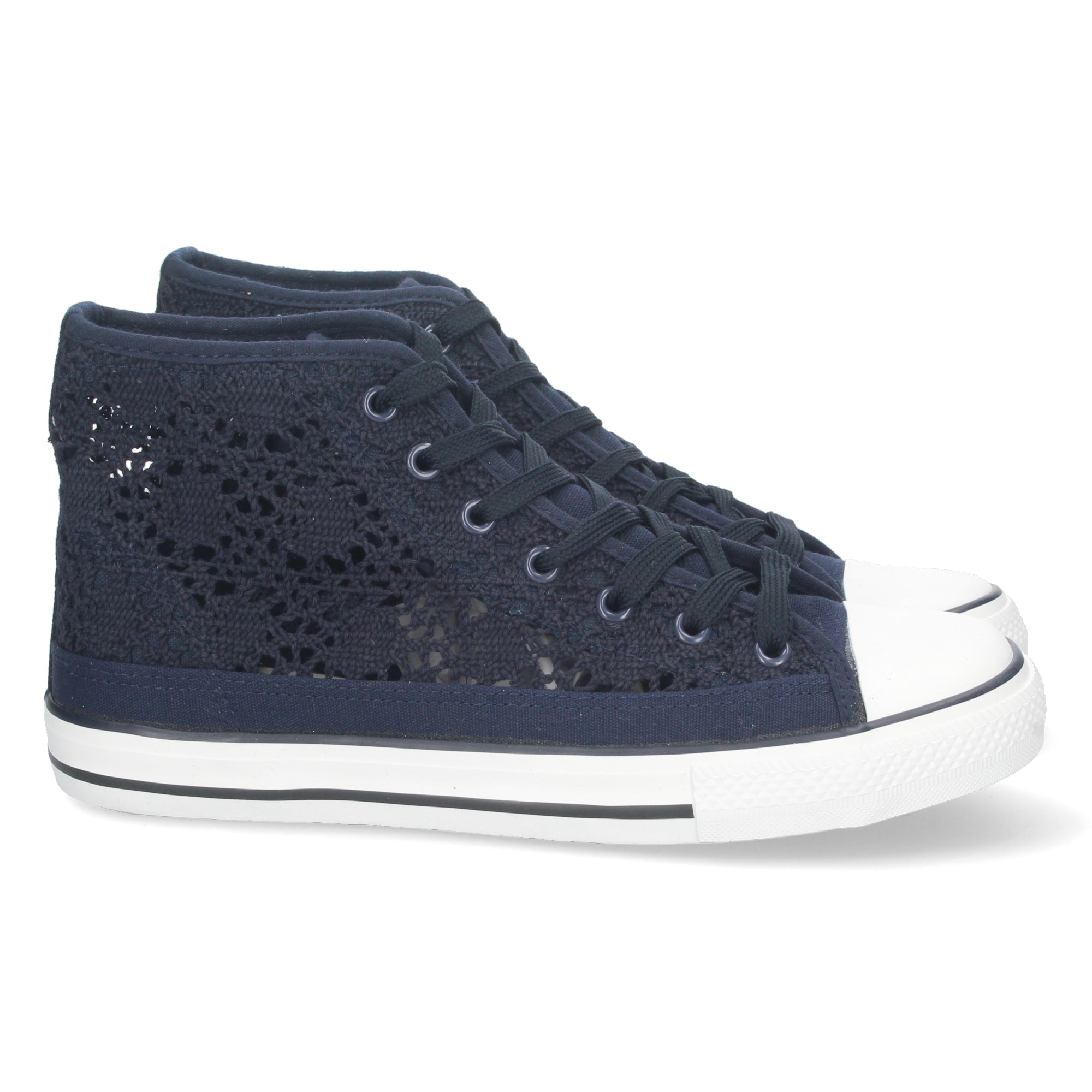 Zapatilla  Abotinada Marina  para Mujer