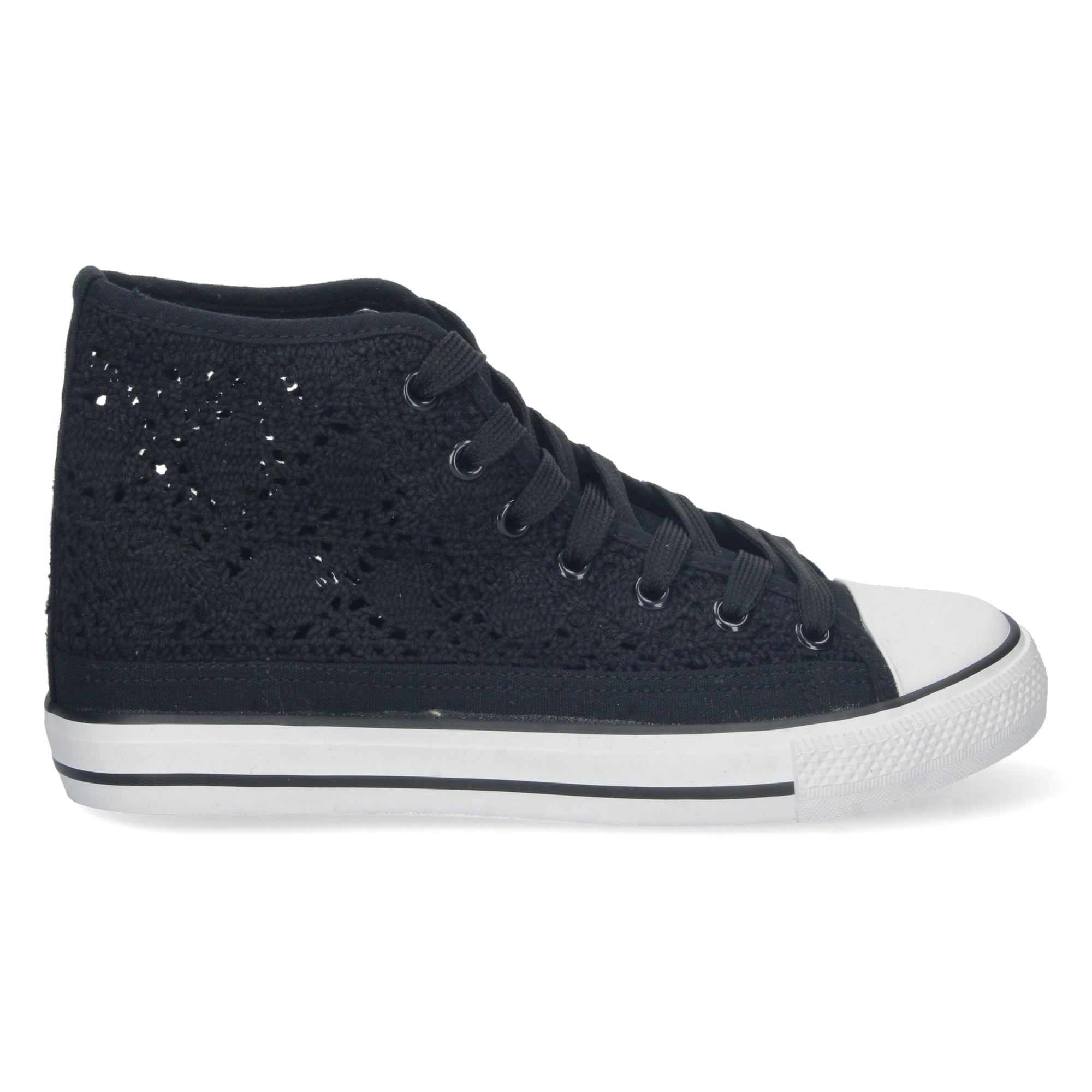 Zapatilla Abotinada Negra  para Mujer