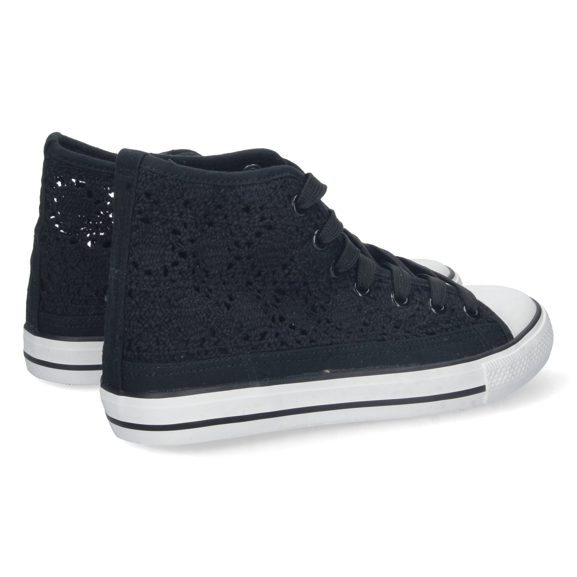 Zapatilla Abotinada Negra  para Mujer