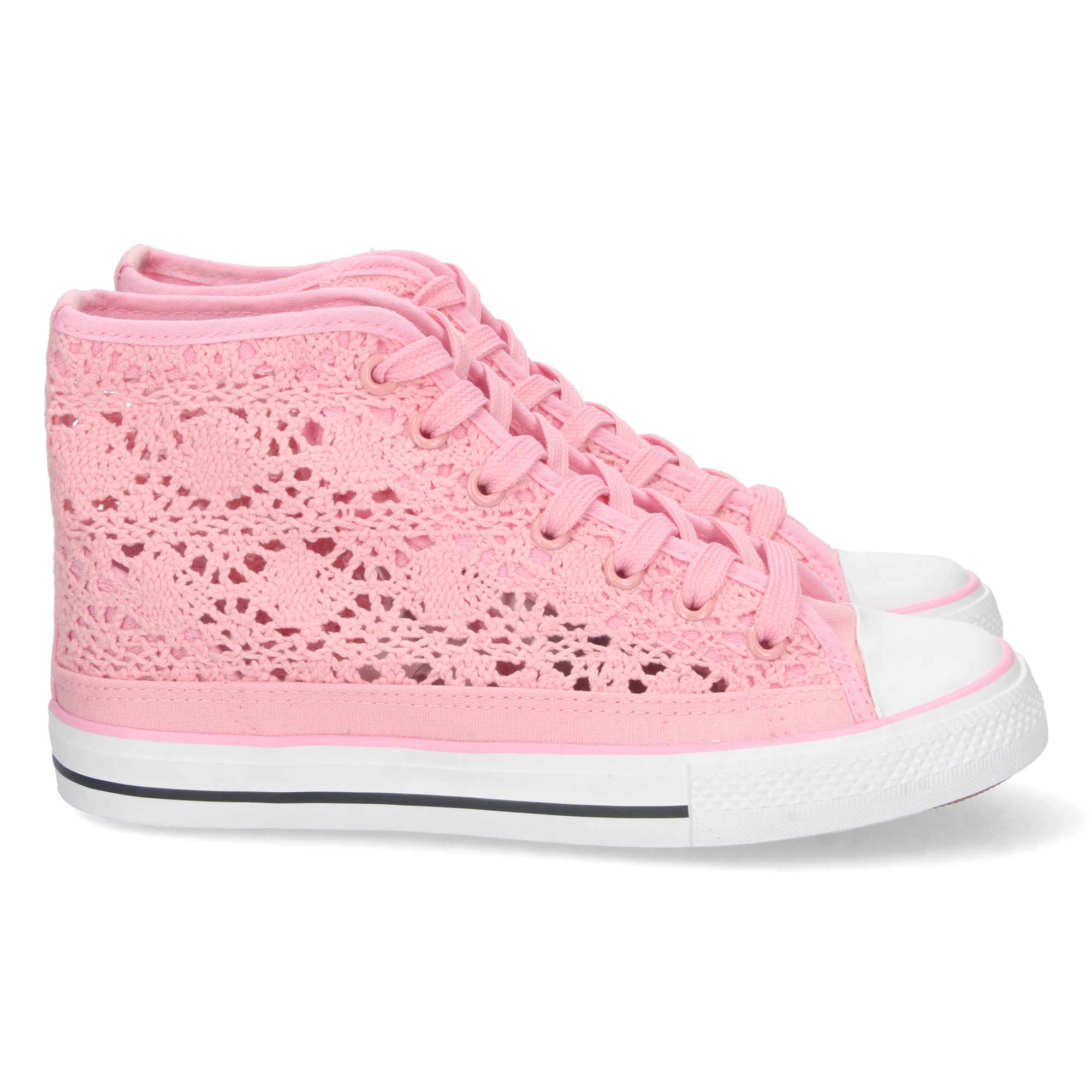 Zapatilla Abotinada Rosa para Mujer