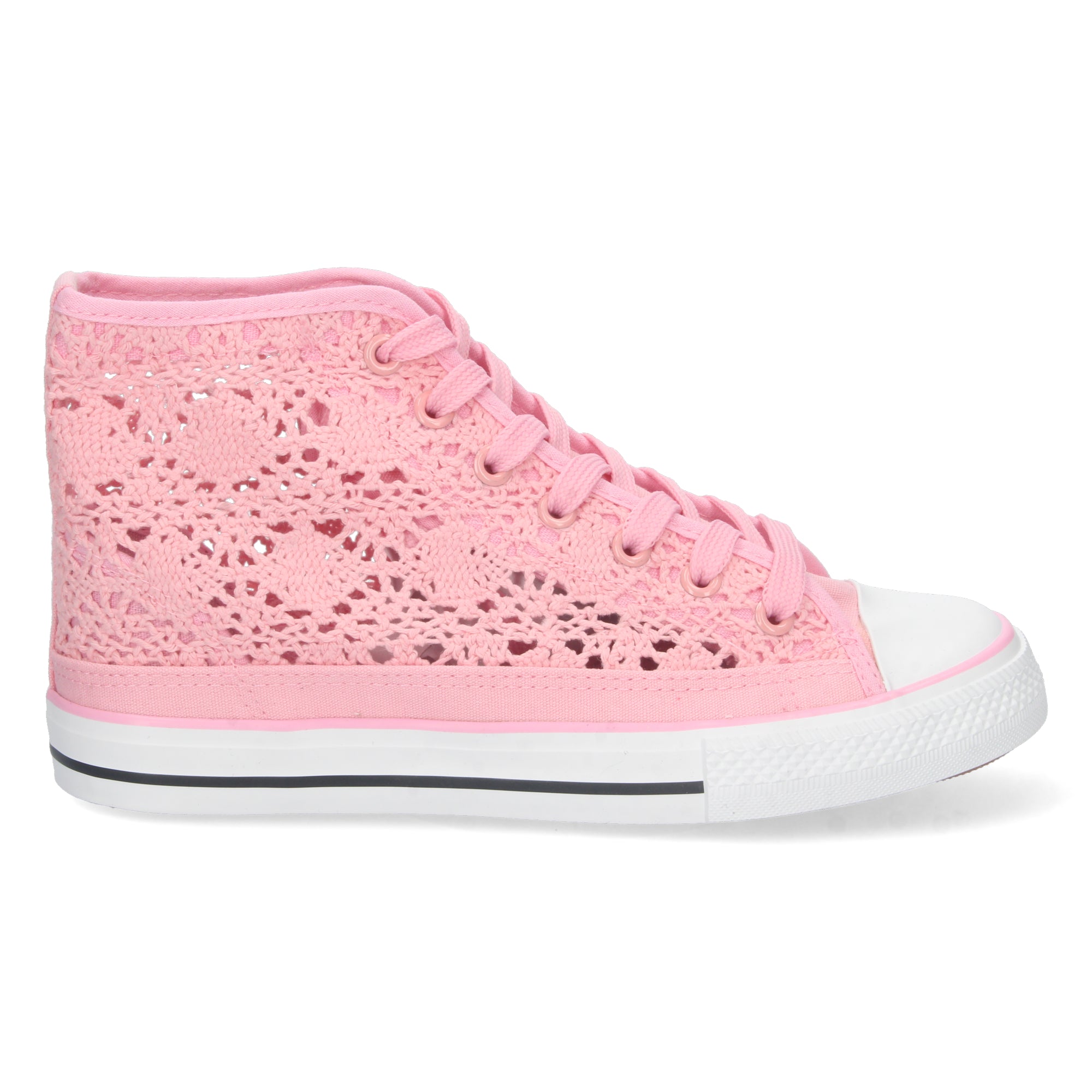 Zapatilla Abotinada Rosa para Mujer