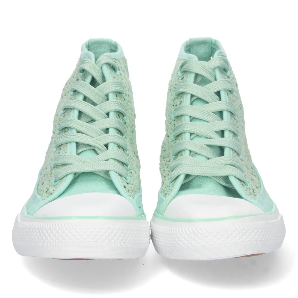 Zapatilla  Abotinada Verde para Mujer