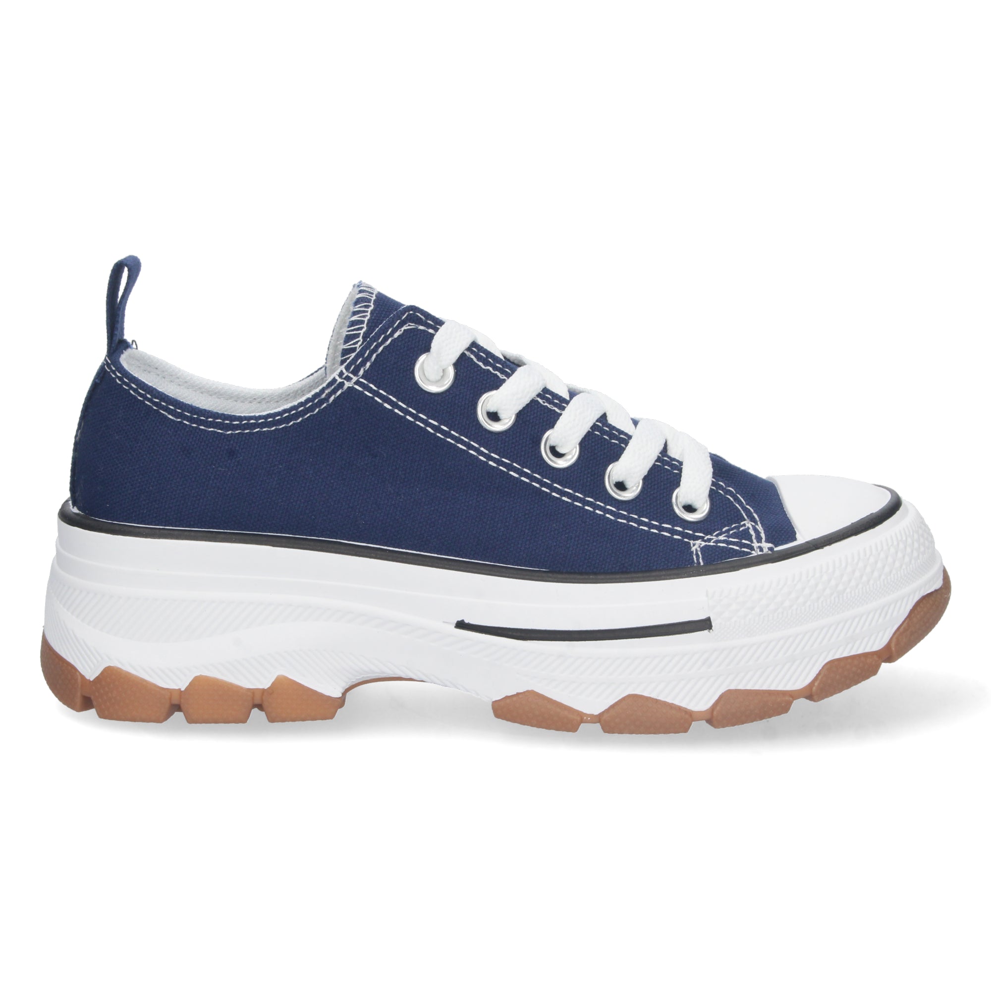 Zapatilla Bamba de Plataforma Azules  para Mujer