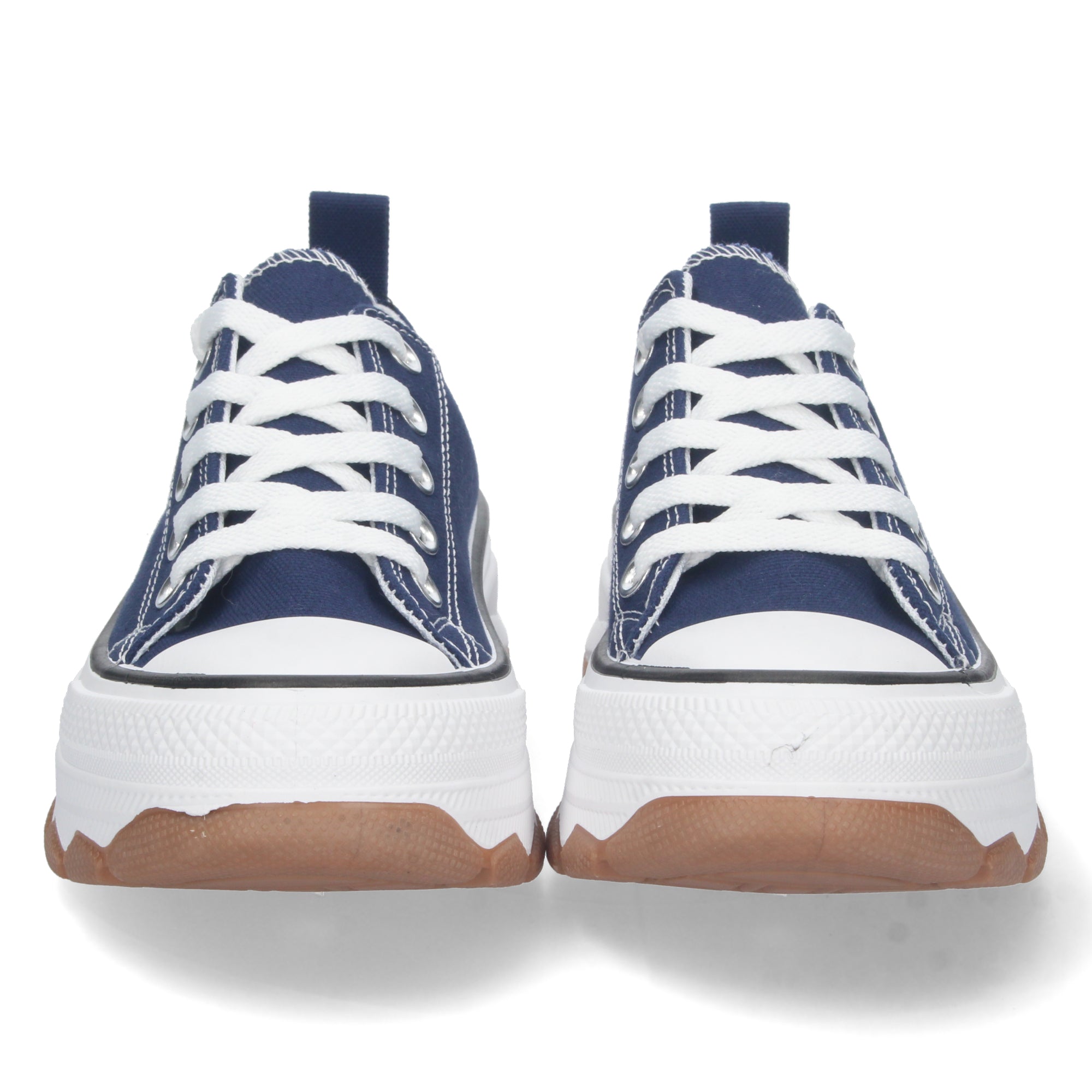 Zapatilla Bamba de Plataforma Azules  para Mujer