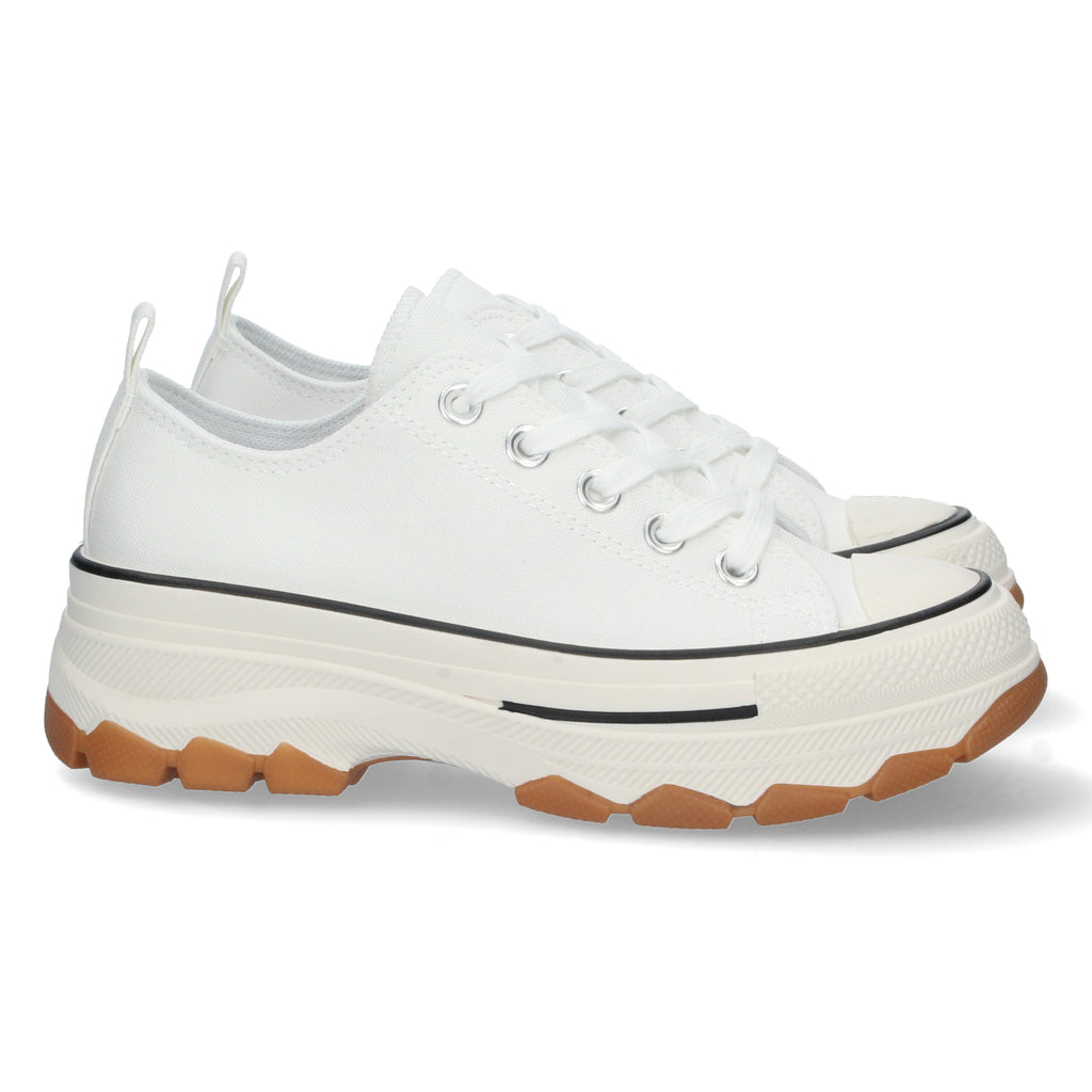 Zapatilla Bamba de Plataforma Blancas  para Mujer
