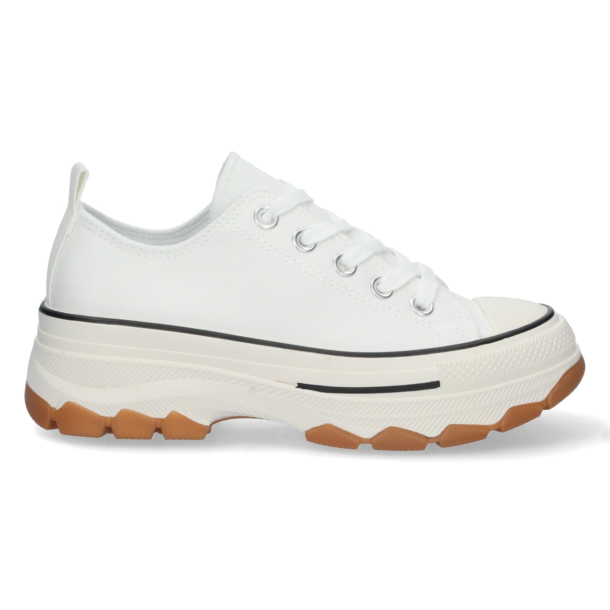 Zapatilla Bamba de Plataforma Blancas  para Mujer