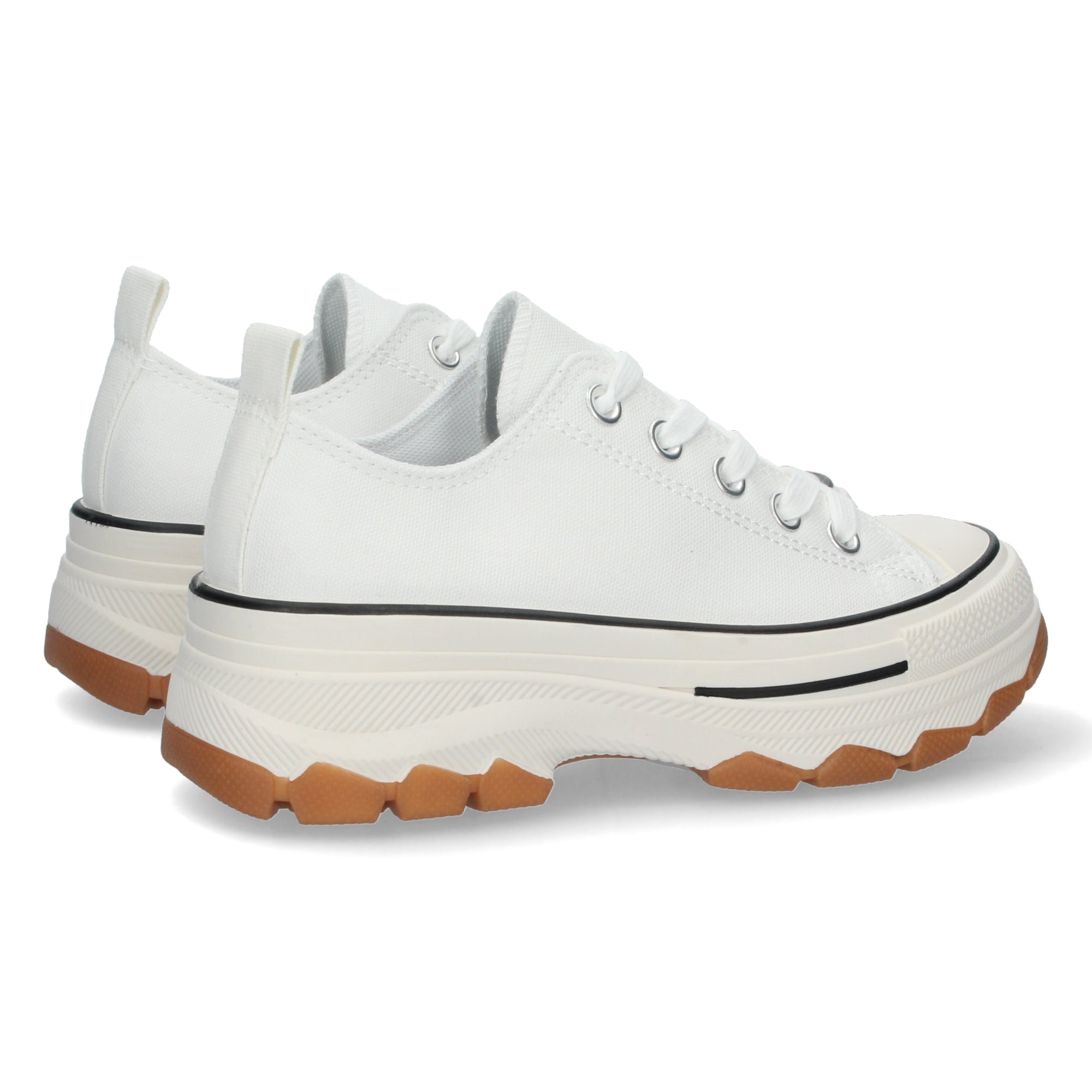 Zapatilla Bamba de Plataforma Blancas  para Mujer