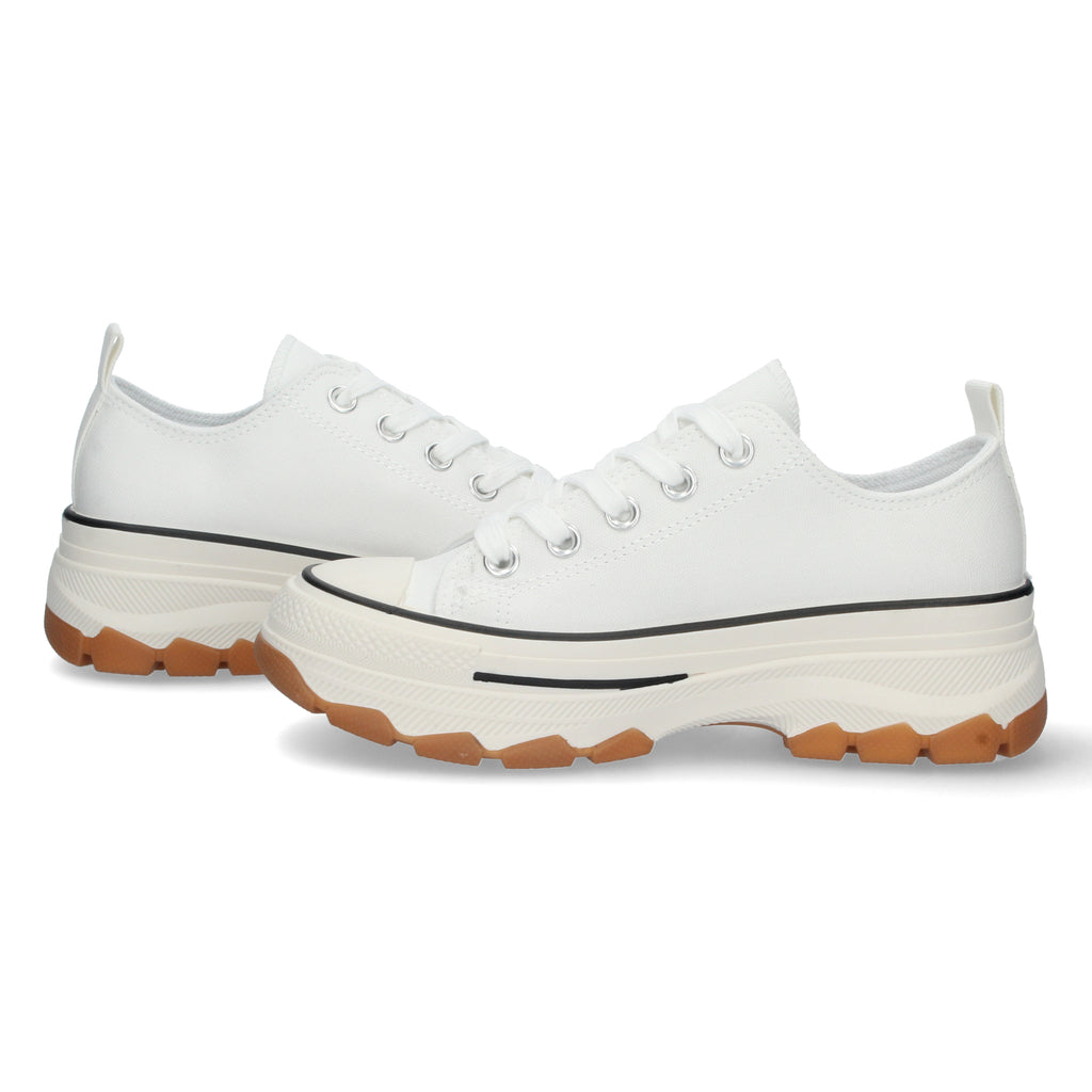 Zapatilla Bamba de Plataforma Blancas  para Mujer
