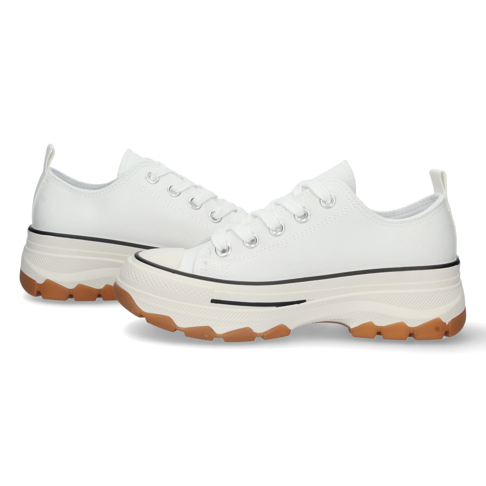 Zapatilla Bamba de Plataforma Blancas  para Mujer