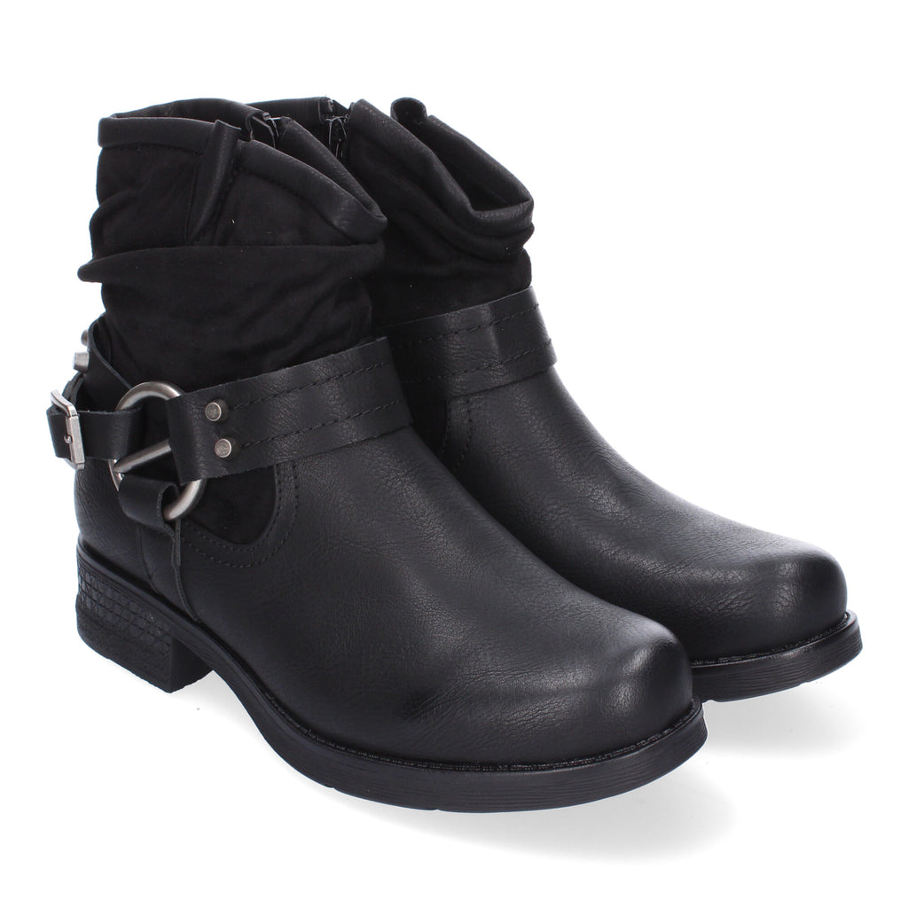 Botín Biker Comodo y Elegante para Mujer