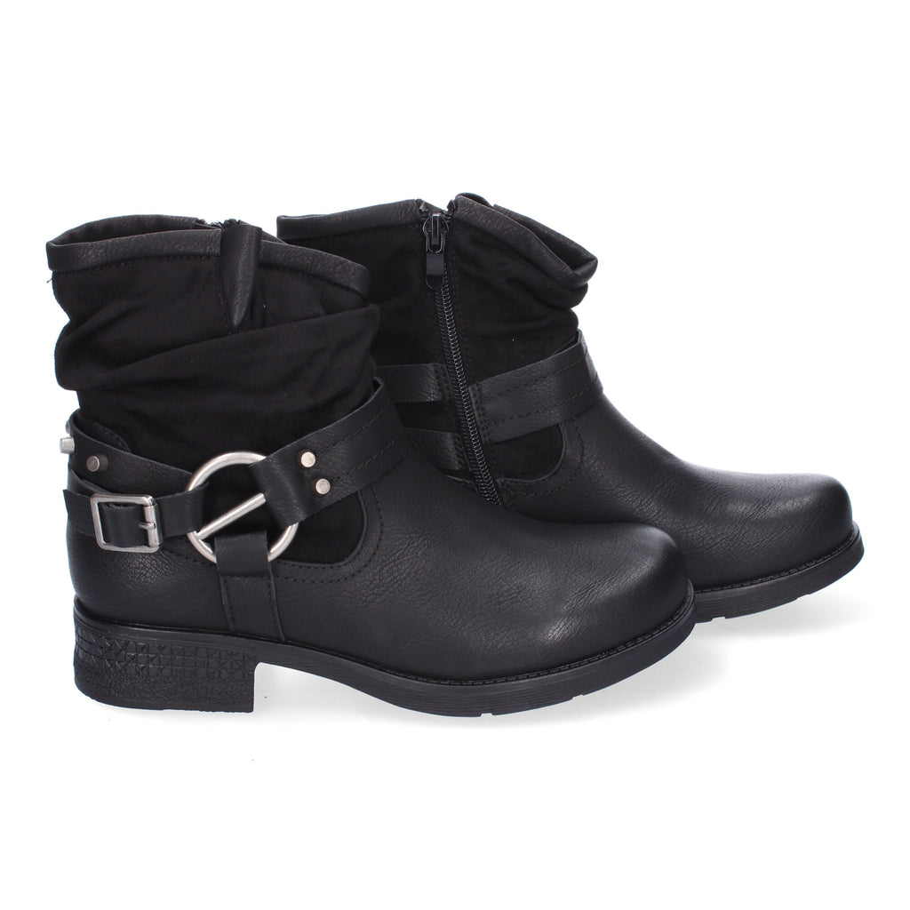 Botín Biker Comodo y Elegante para Mujer