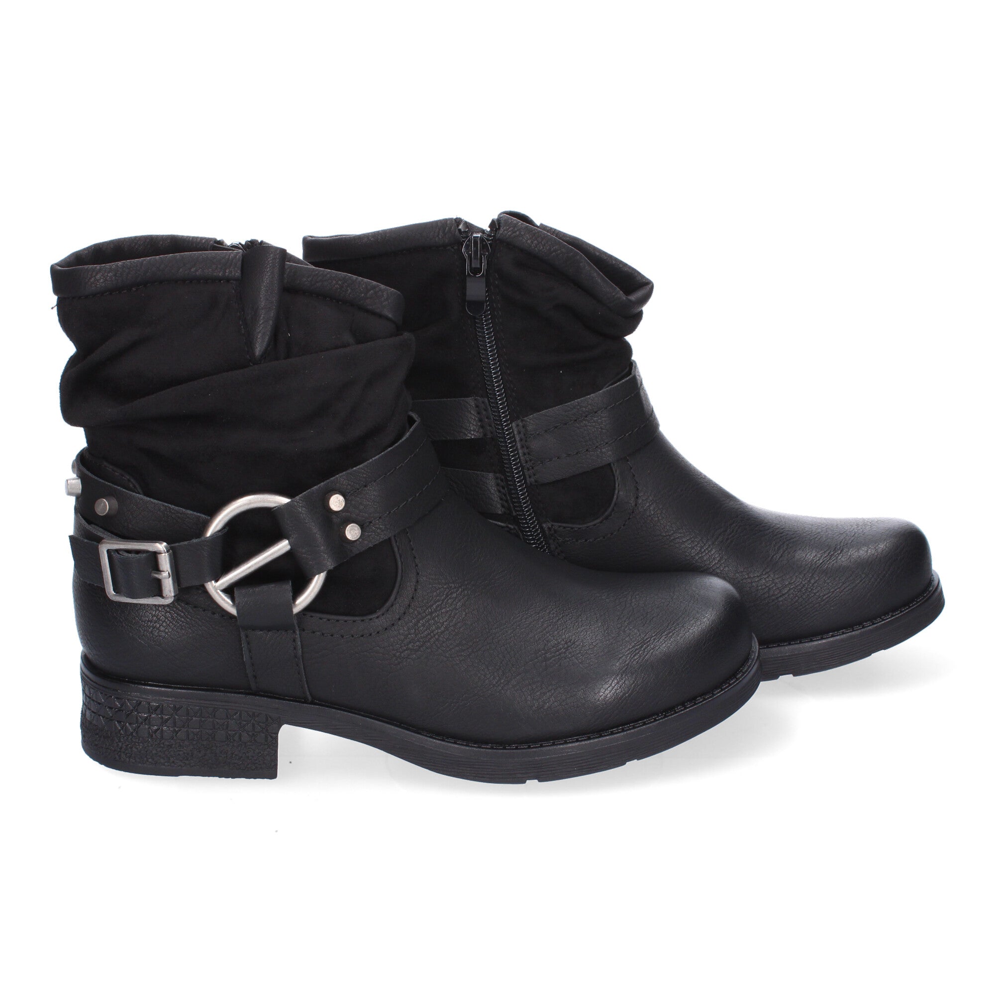 Botín Biker Comodo y Elegante para Mujer