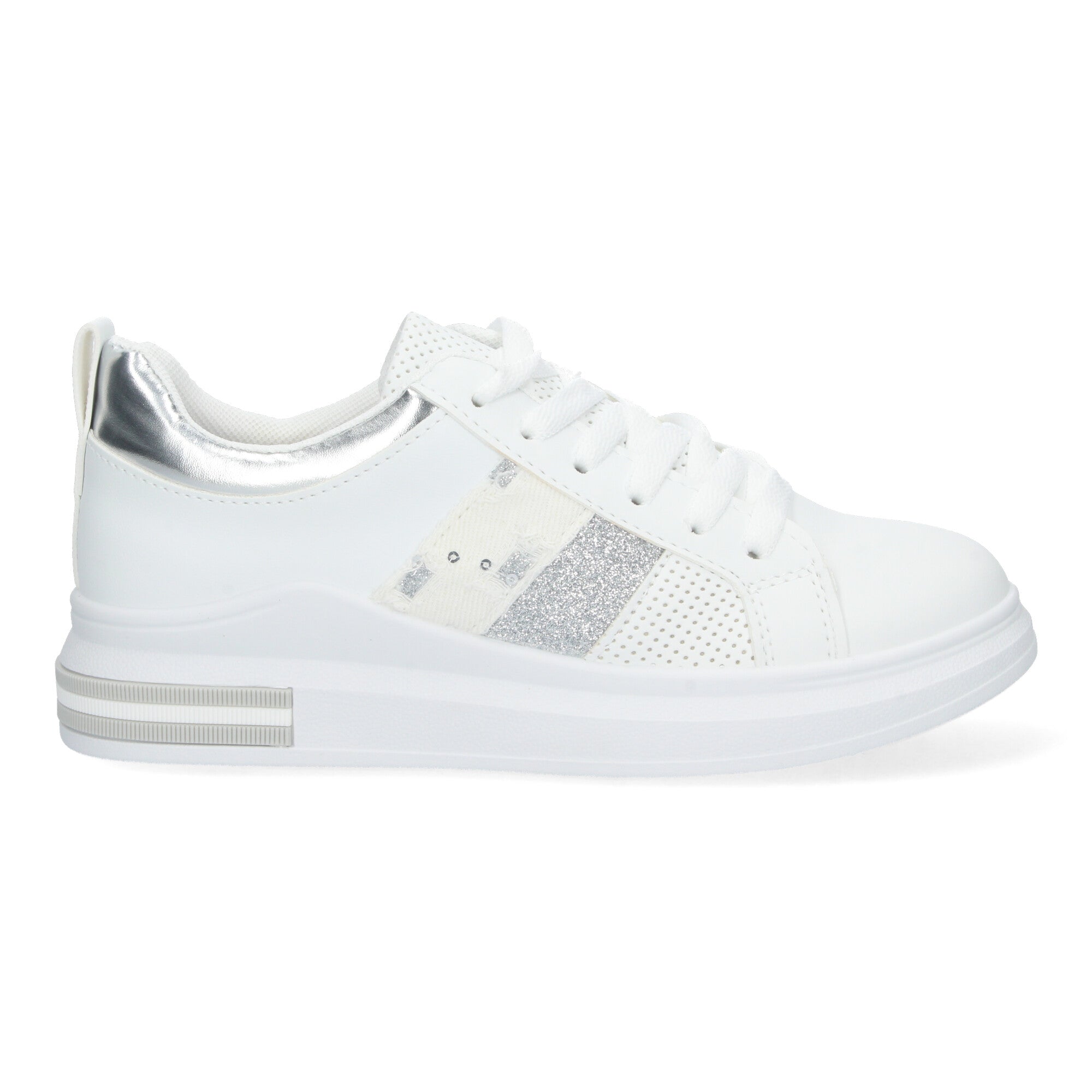Zapatillas Deportivas Casual  Blancas  De plataforma  de Mujer
