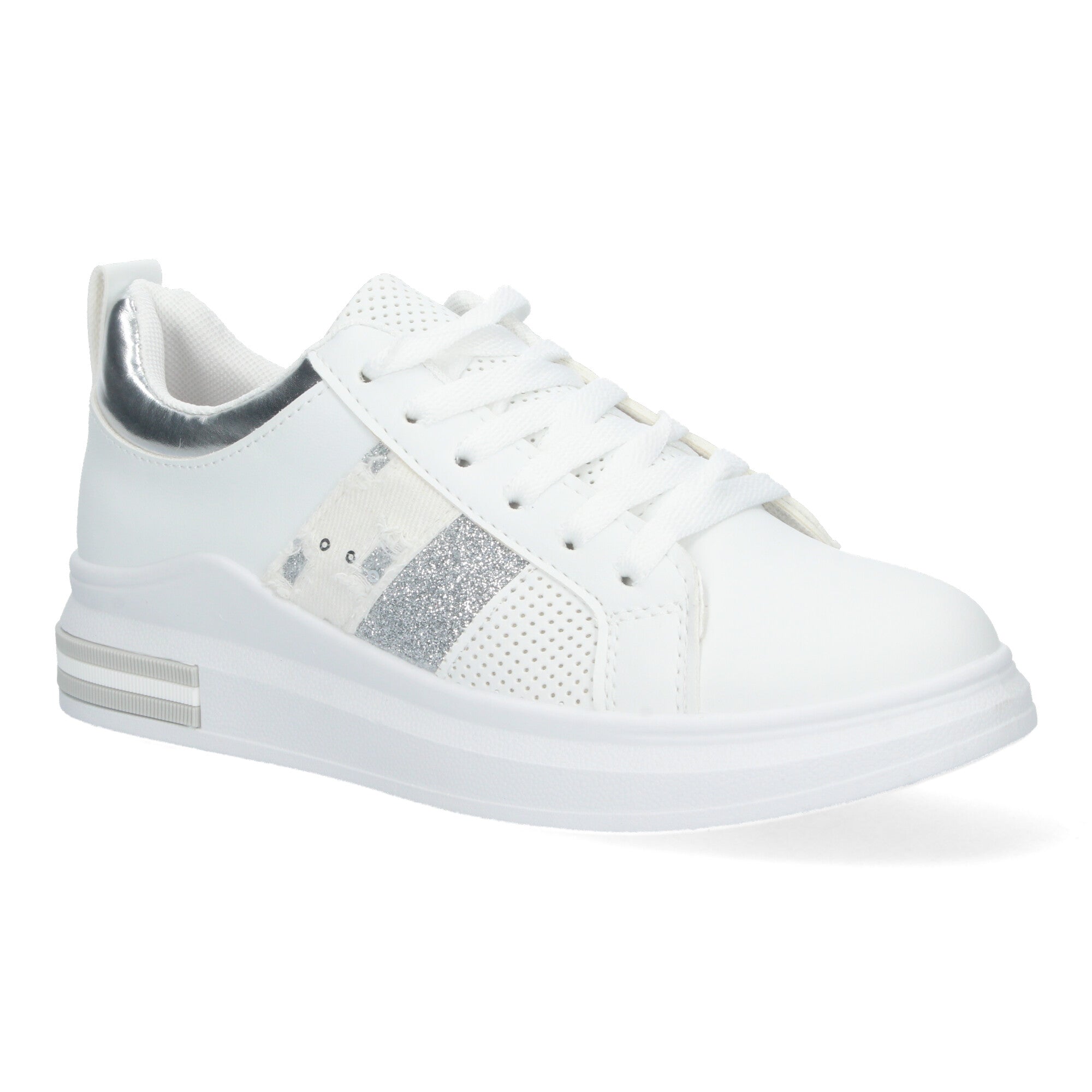 Zapatillas Deportivas Casual  Blancas  De plataforma  de Mujer