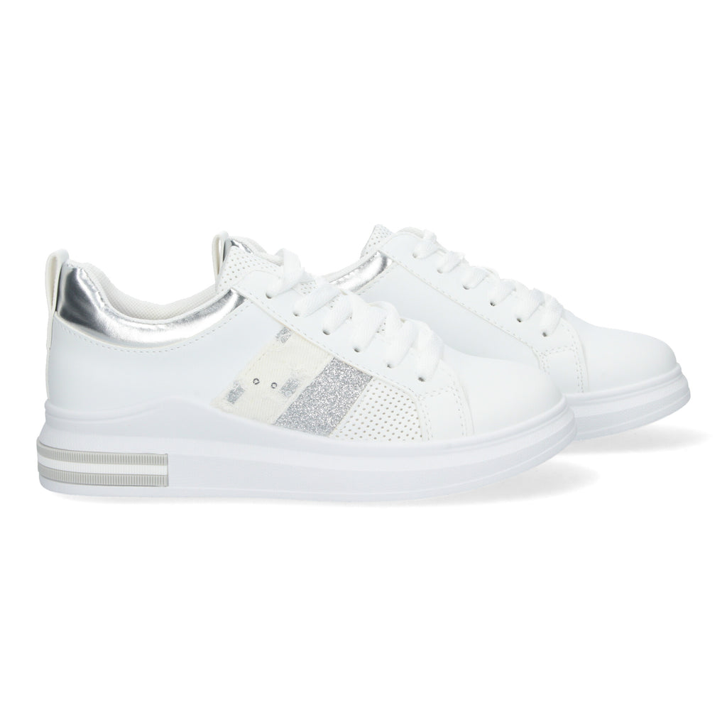 Zapatillas Deportivas Casual  Blancas  De plataforma  de Mujer