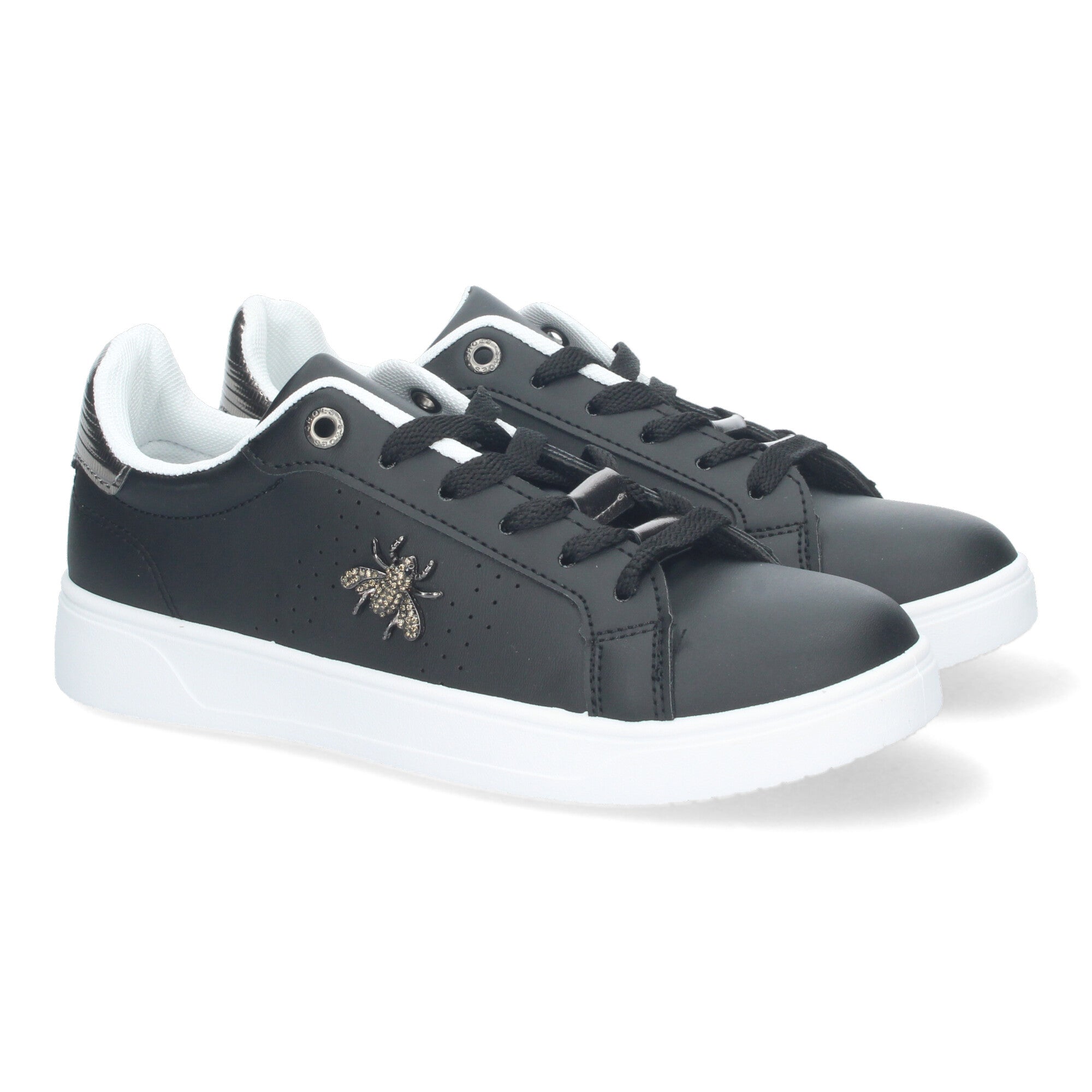 Zapatillas Deportivas Casual  Negras De plataforma  de Mujer