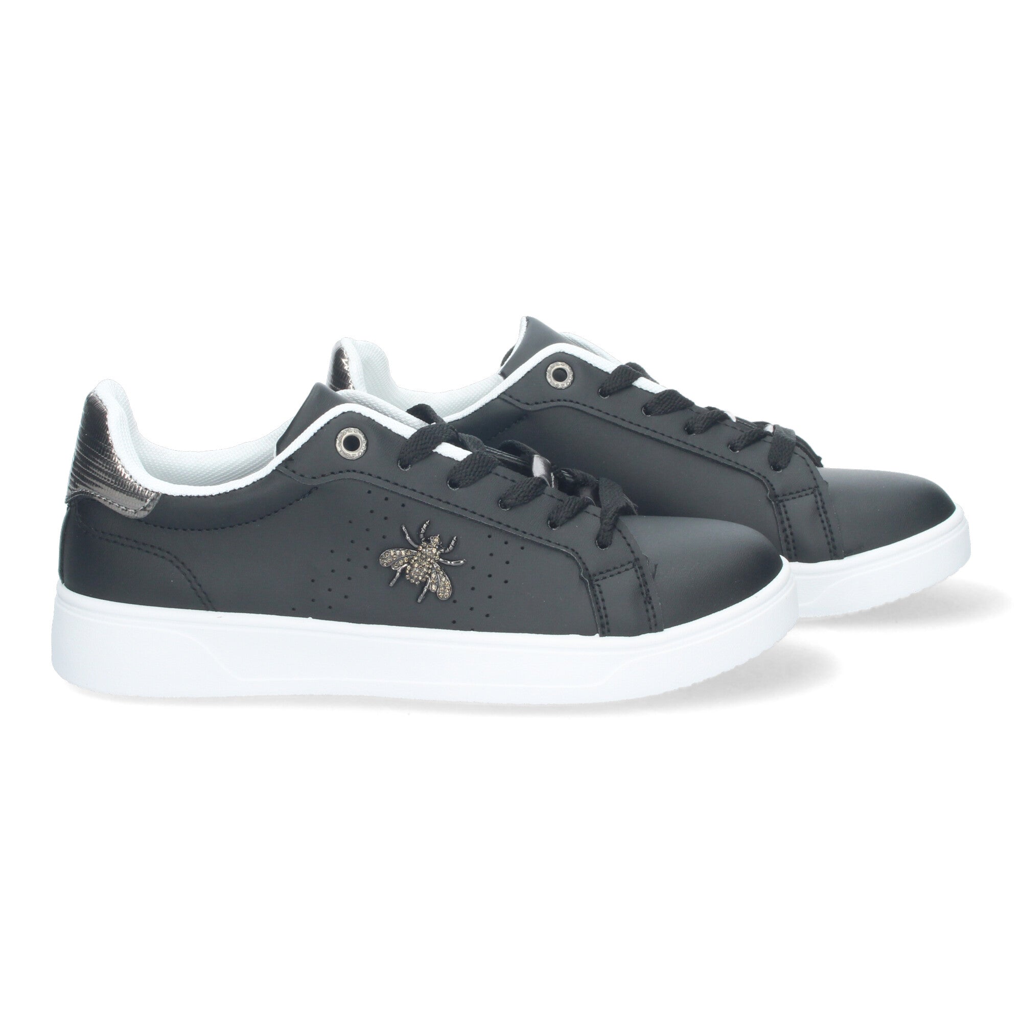 Zapatillas Deportivas Casual  Negras De plataforma  de Mujer