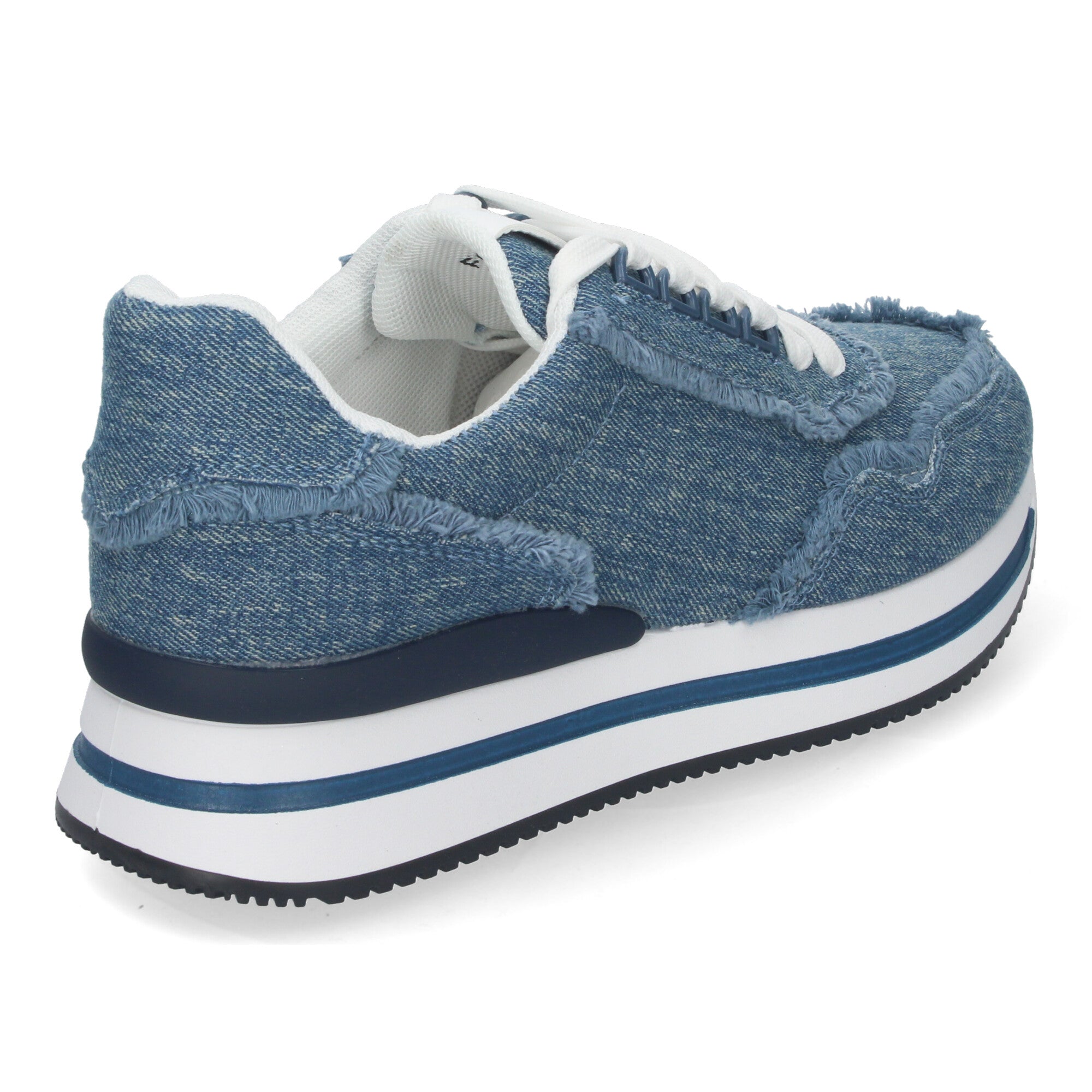 Zapatillas  Casual Jeans De Plataforma de Mujer