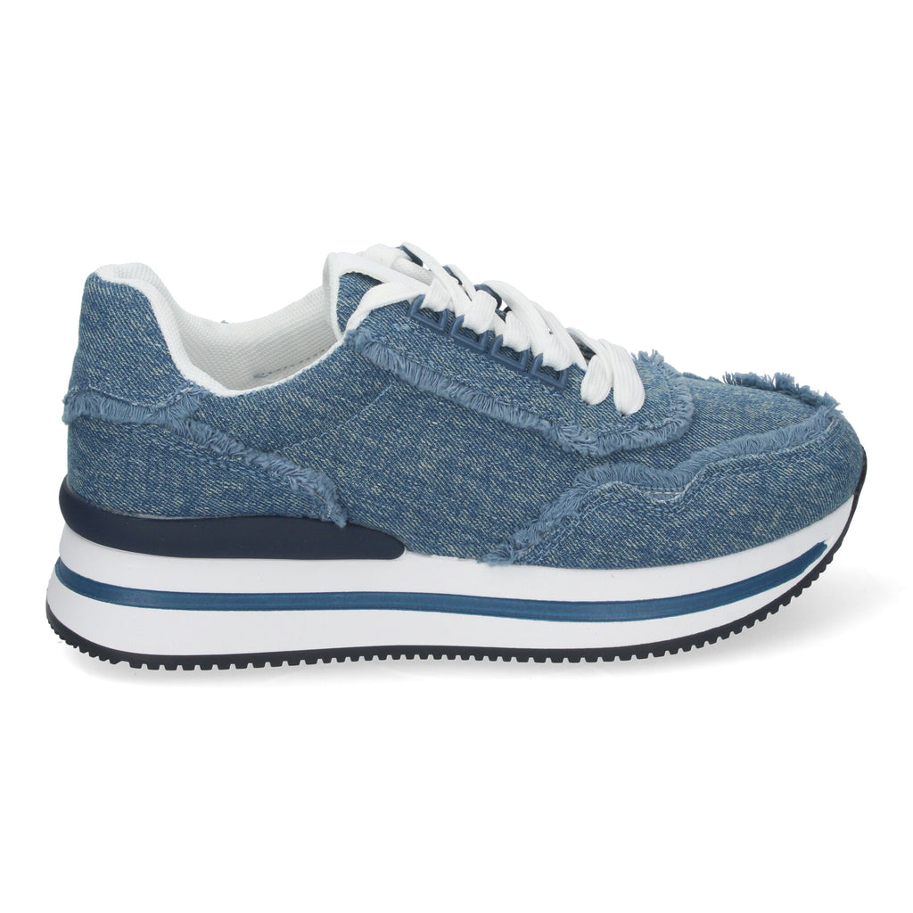 Zapatillas  Casual Jeans De Plataforma de Mujer