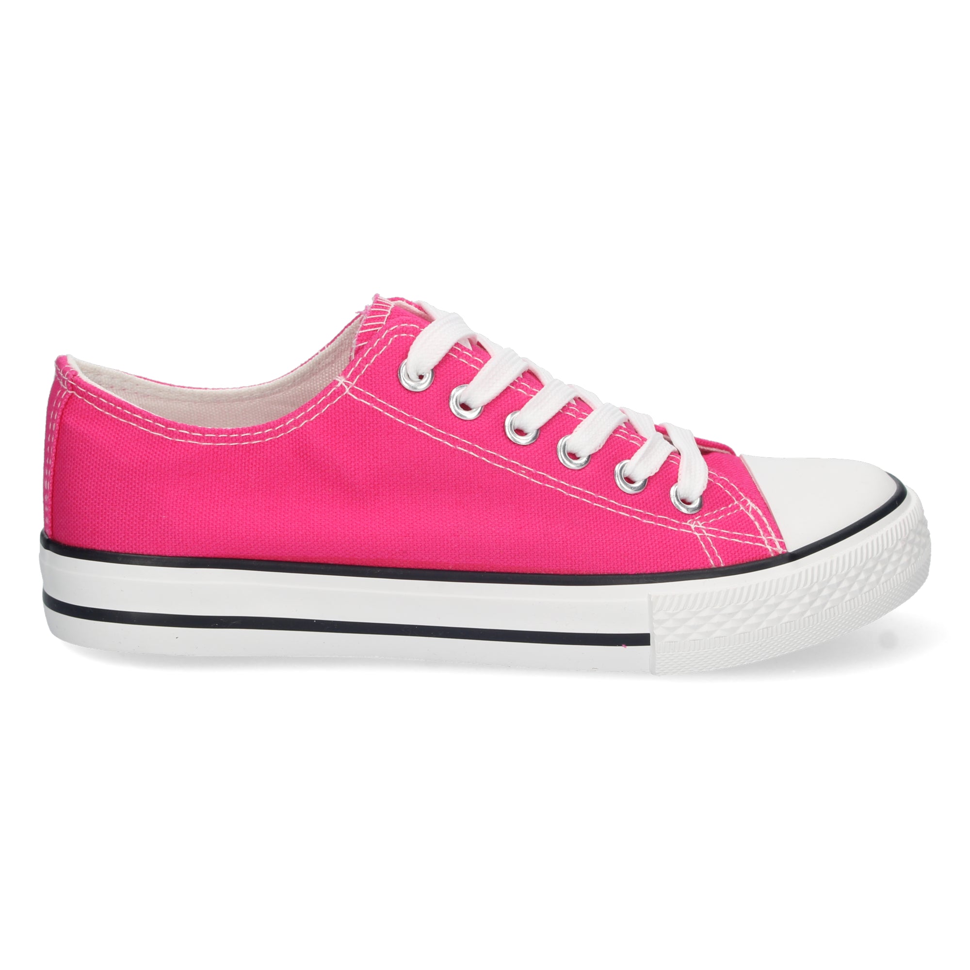 Zapatilla Bamba Plana Fucsia para Mujer
