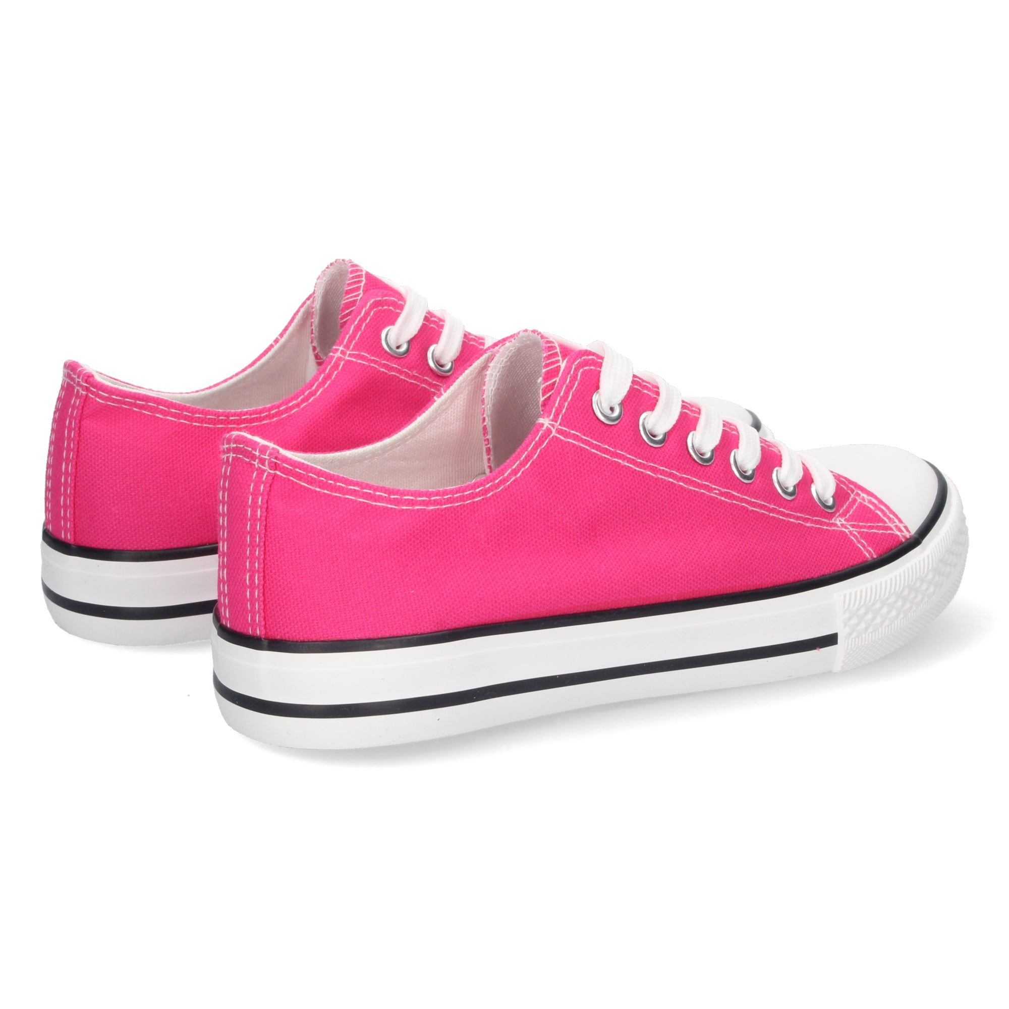 Zapatilla Bamba Plana Fucsia para Mujer
