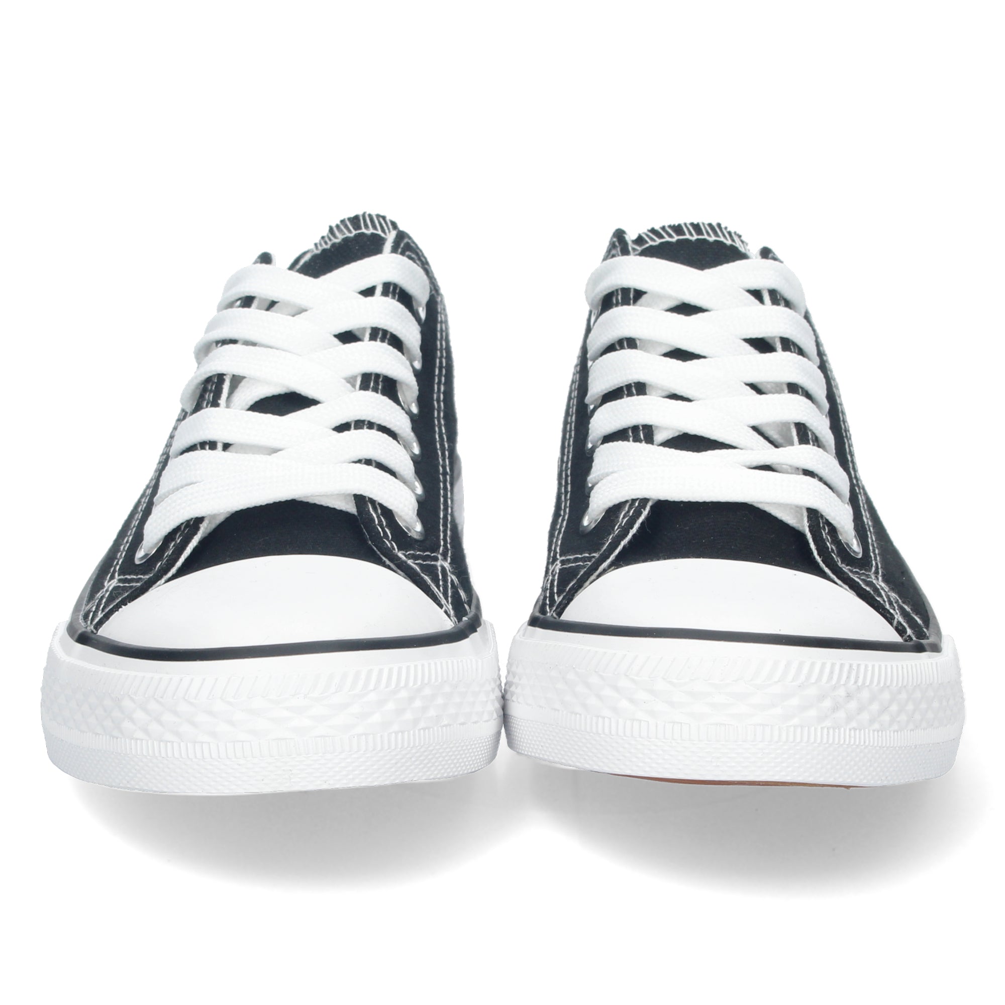 Zapatilla Bamba Plana Negras para Mujer