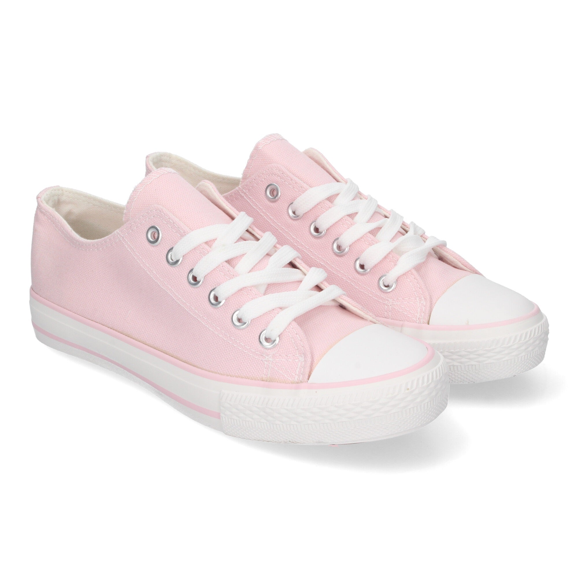 Zapatilla Bamba Plana Rosa para Mujer