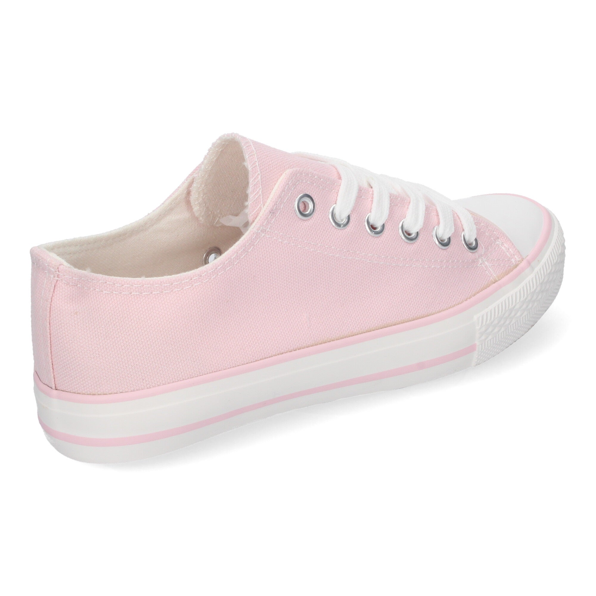 Zapatilla Bamba Plana Rosa para Mujer