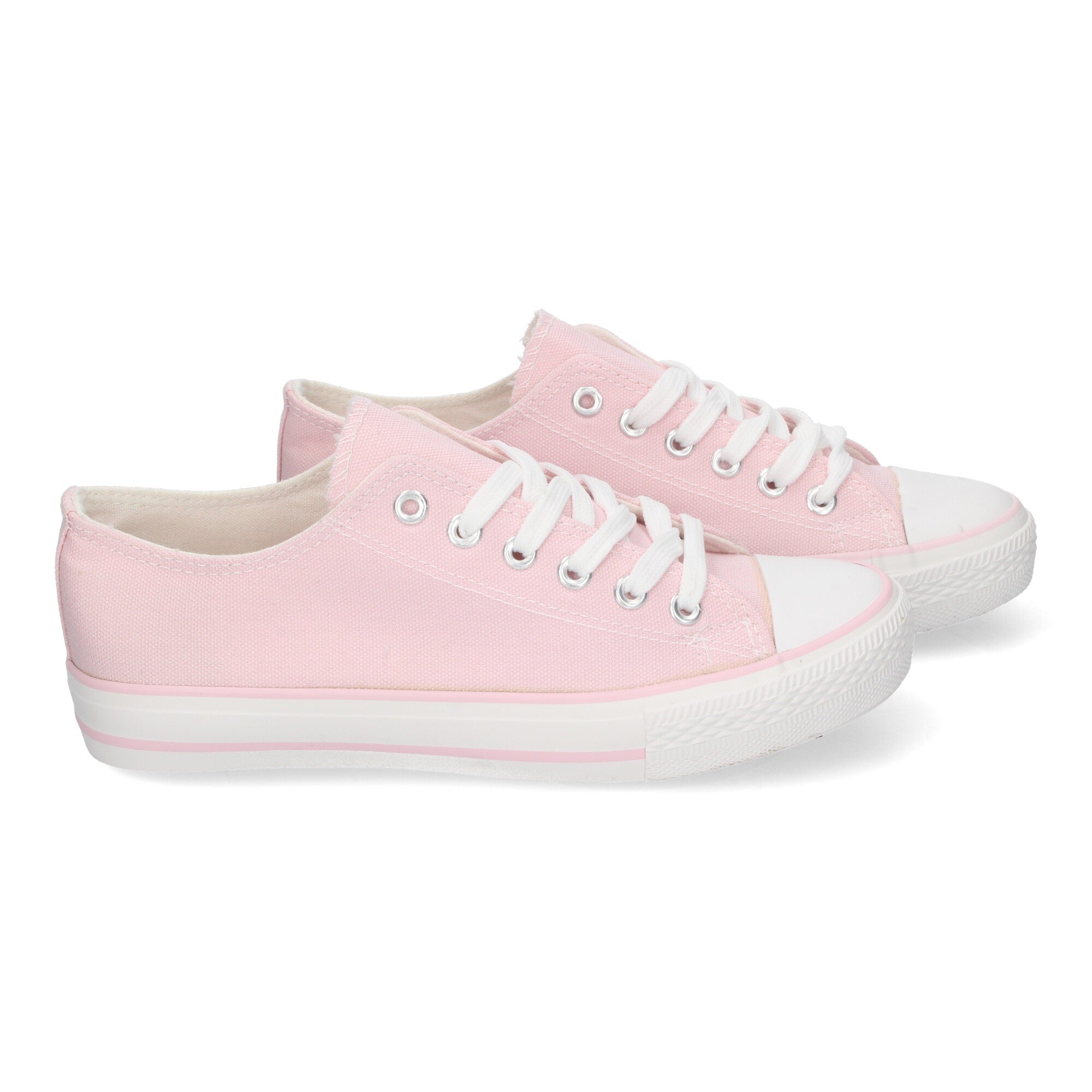 Zapatilla Bamba Plana Rosa para Mujer
