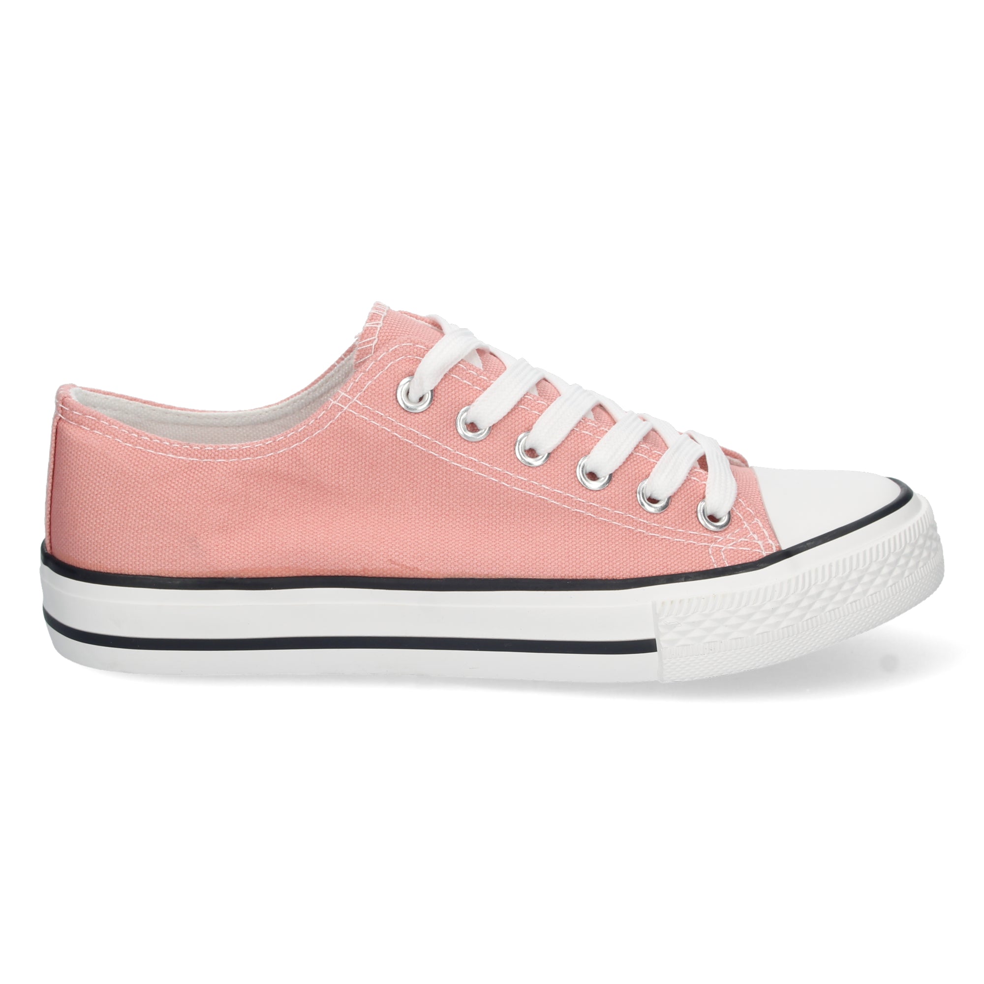 Zapatilla Bamba Plana Rosa para Mujer
