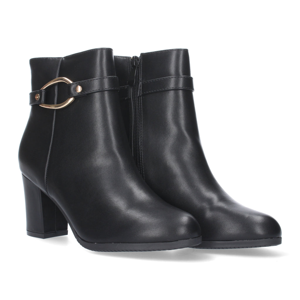 Botin de Tacon Ancho para Mujer
