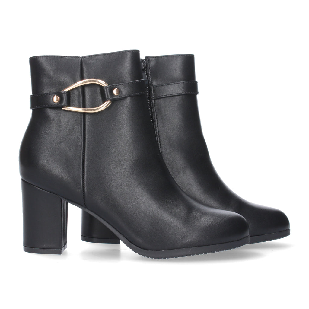 Botin de Tacon Ancho para Mujer