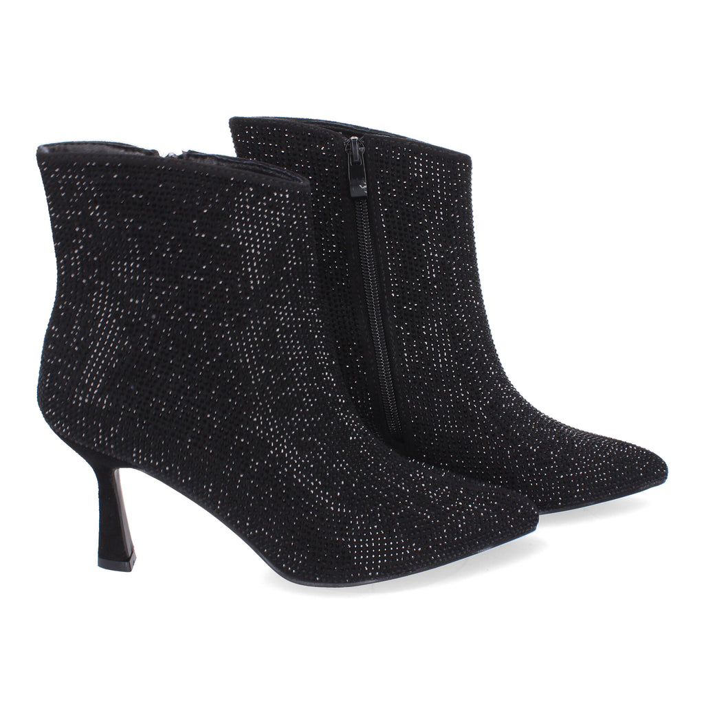 Botines de Tacón para Mujer Comodas y Elegantes con Brillos