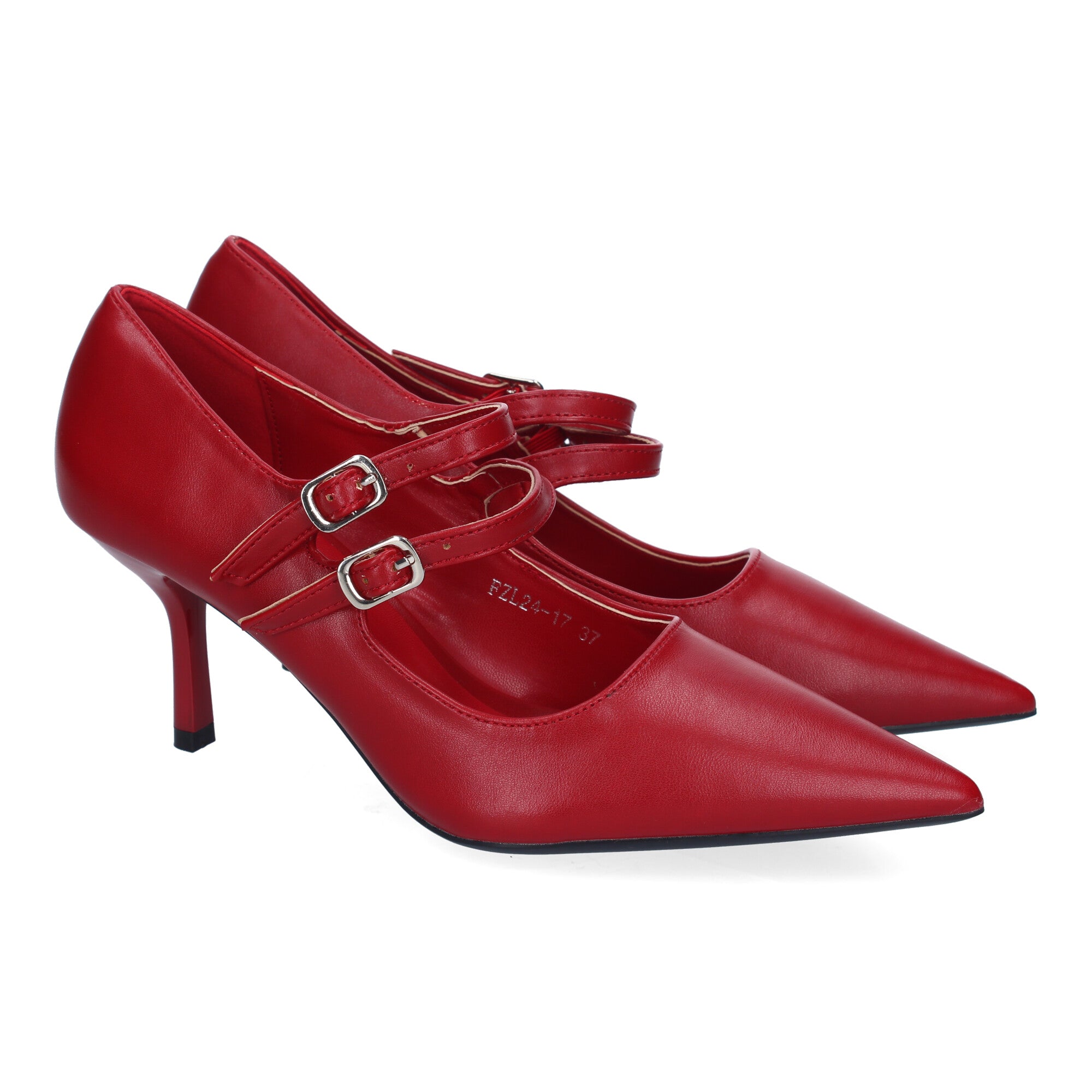 Zapatos Burdeos de Salón de Tacon Fino para Mujer
