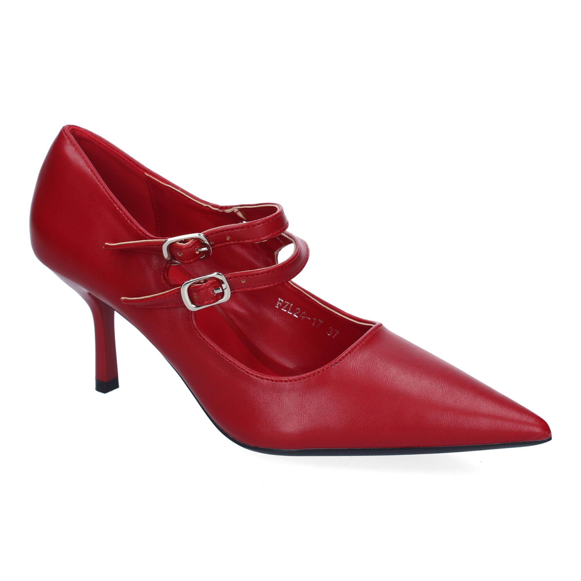 Zapatos Burdeos de Salón de Tacon Fino para Mujer