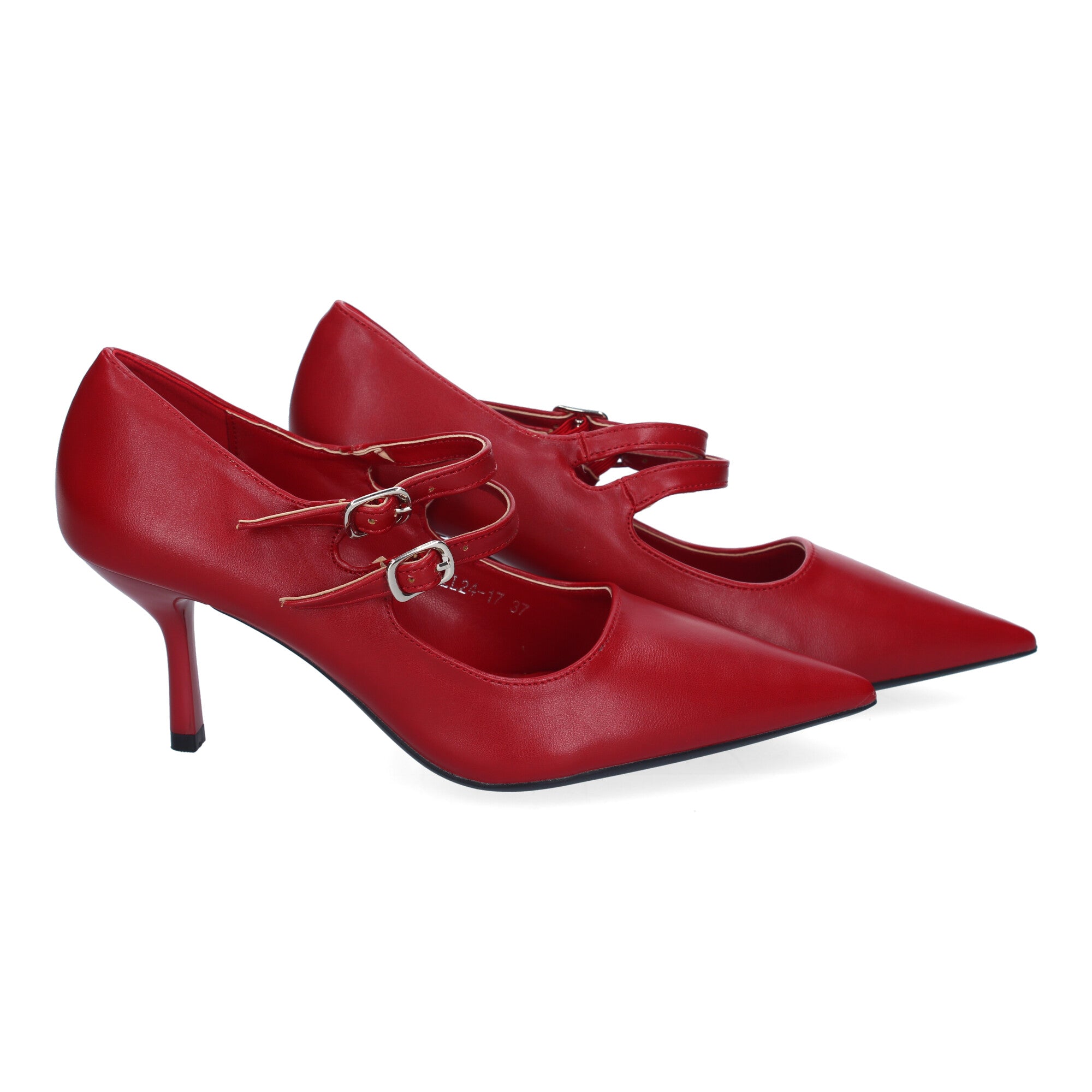 Zapatos Burdeos de Salón de Tacon Fino para Mujer