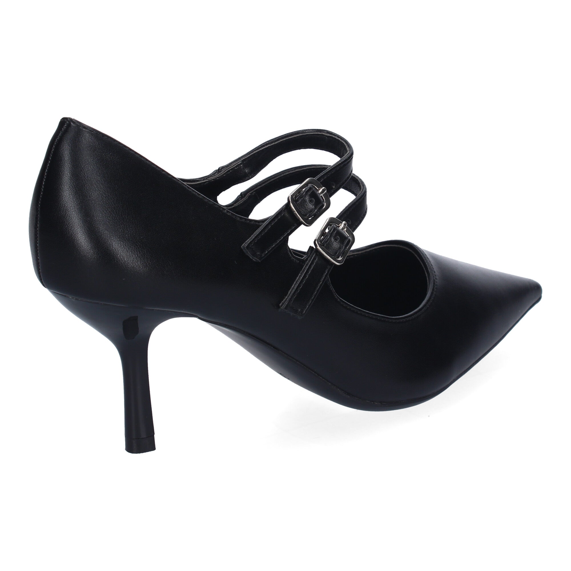 Zapatos Negros de Salón de Tacon Fino para Mujer