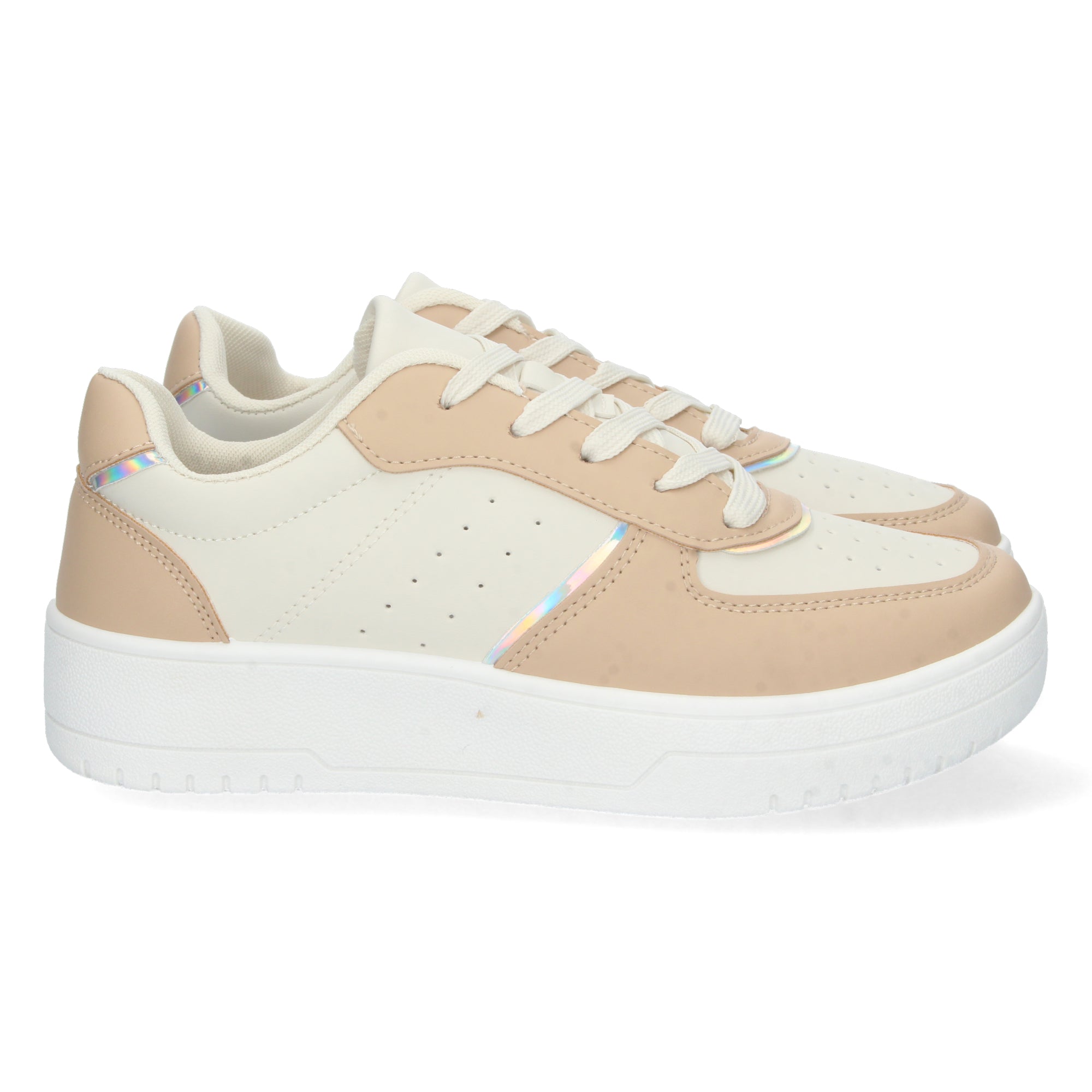 Zapatillas Kaki Planas Para Mujer