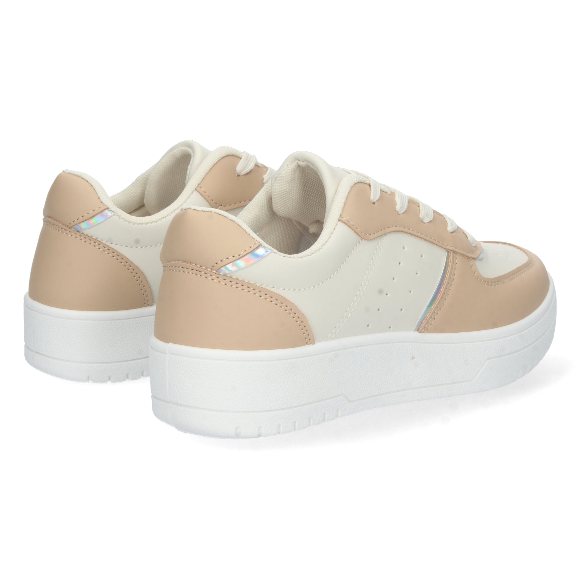 Zapatillas Kaki Planas Para Mujer