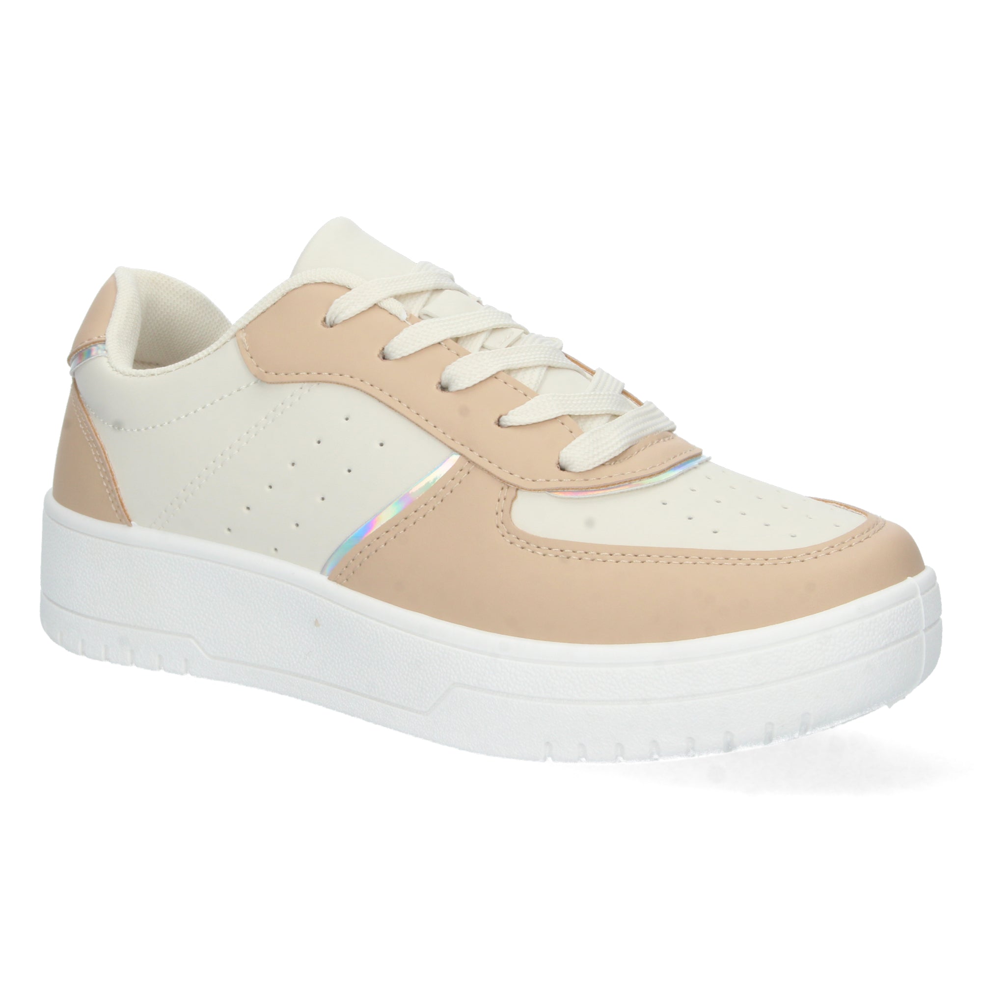 Zapatillas Kaki Planas Para Mujer